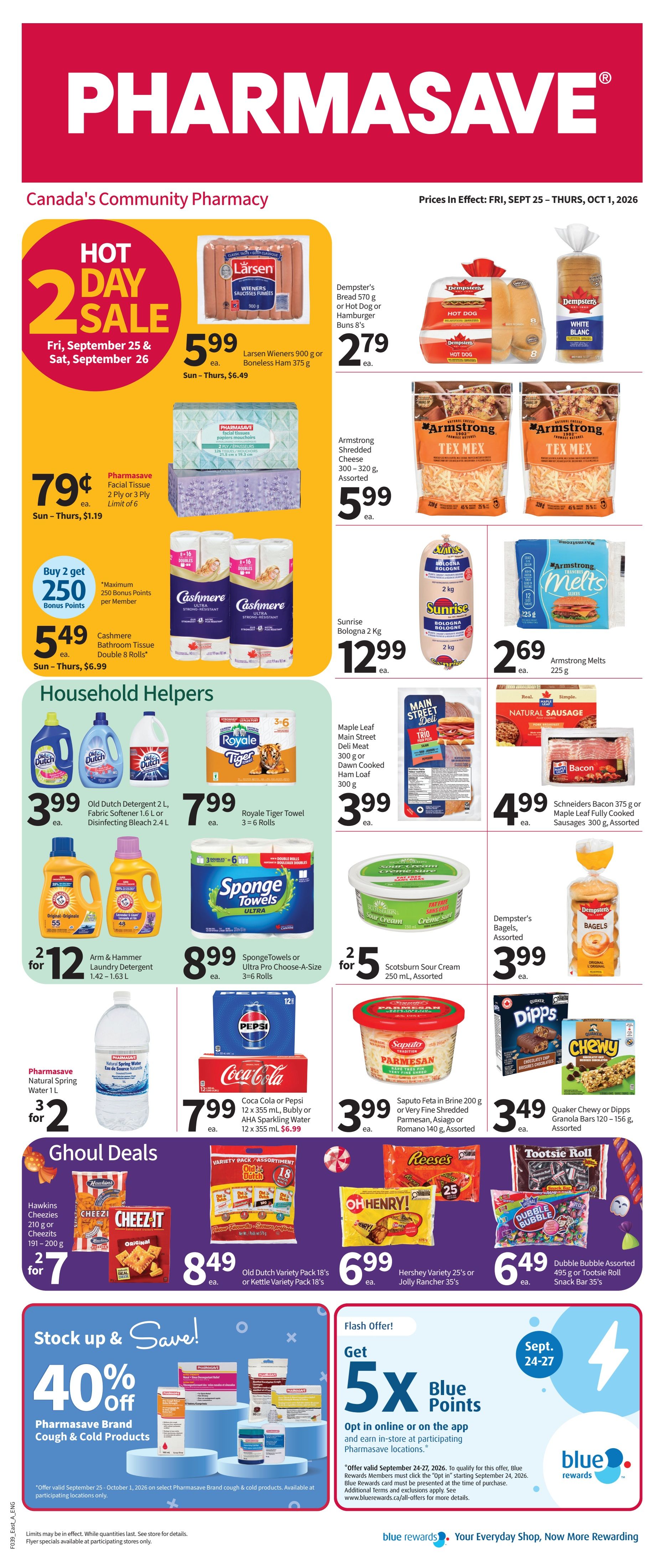 Pharmasave (Atlantic) Flyer September 25 to October 1