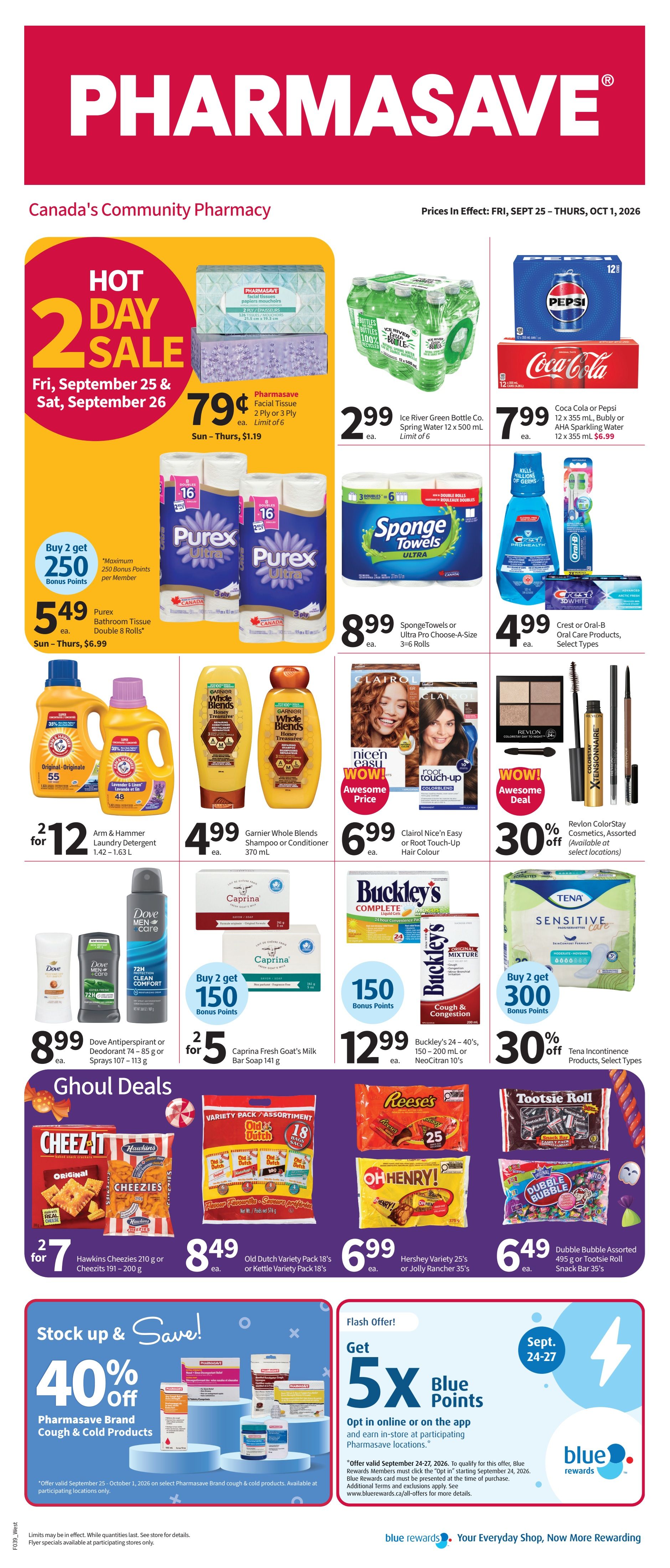 Pharmasave (West) Flyer September 25 to October 1