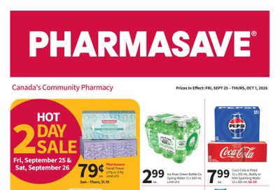 Pharmasave (West) Flyer September 25 to October 1