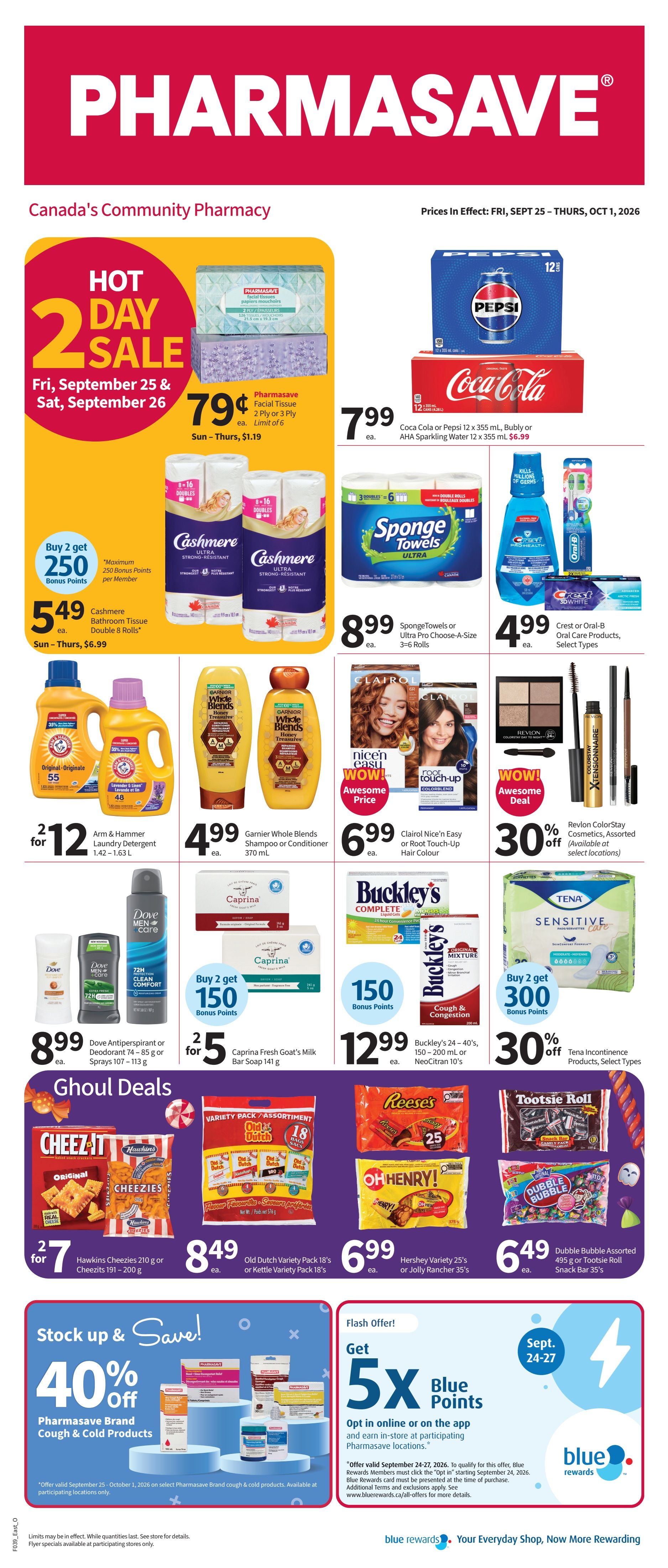 Pharmasave (ON) Flyer September 25 to October 1
