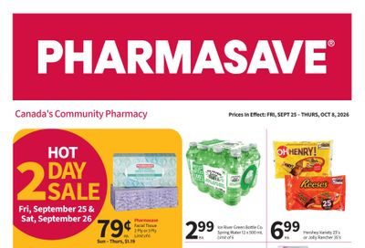 Pharmasave (West) Flyer September 25 to October 8