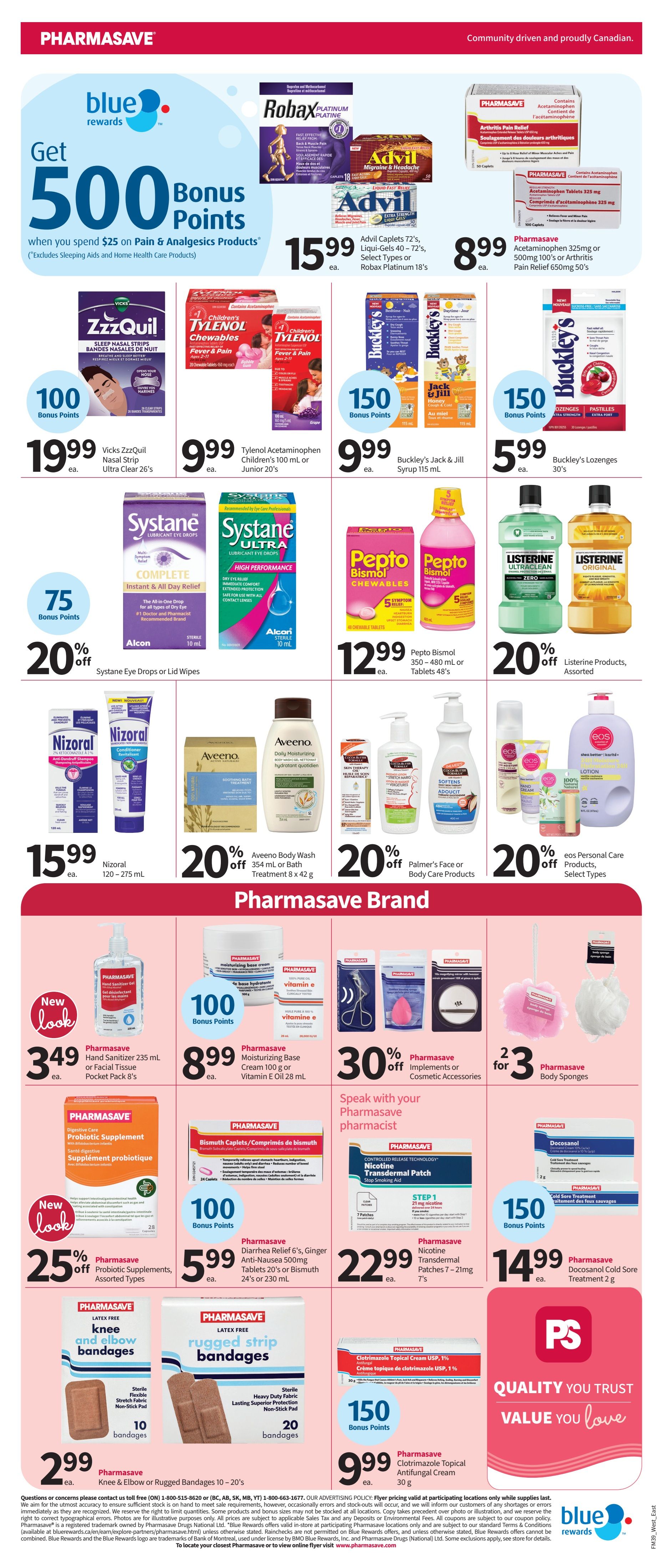 Pharmasave (West) Flyer September 25 to October 8