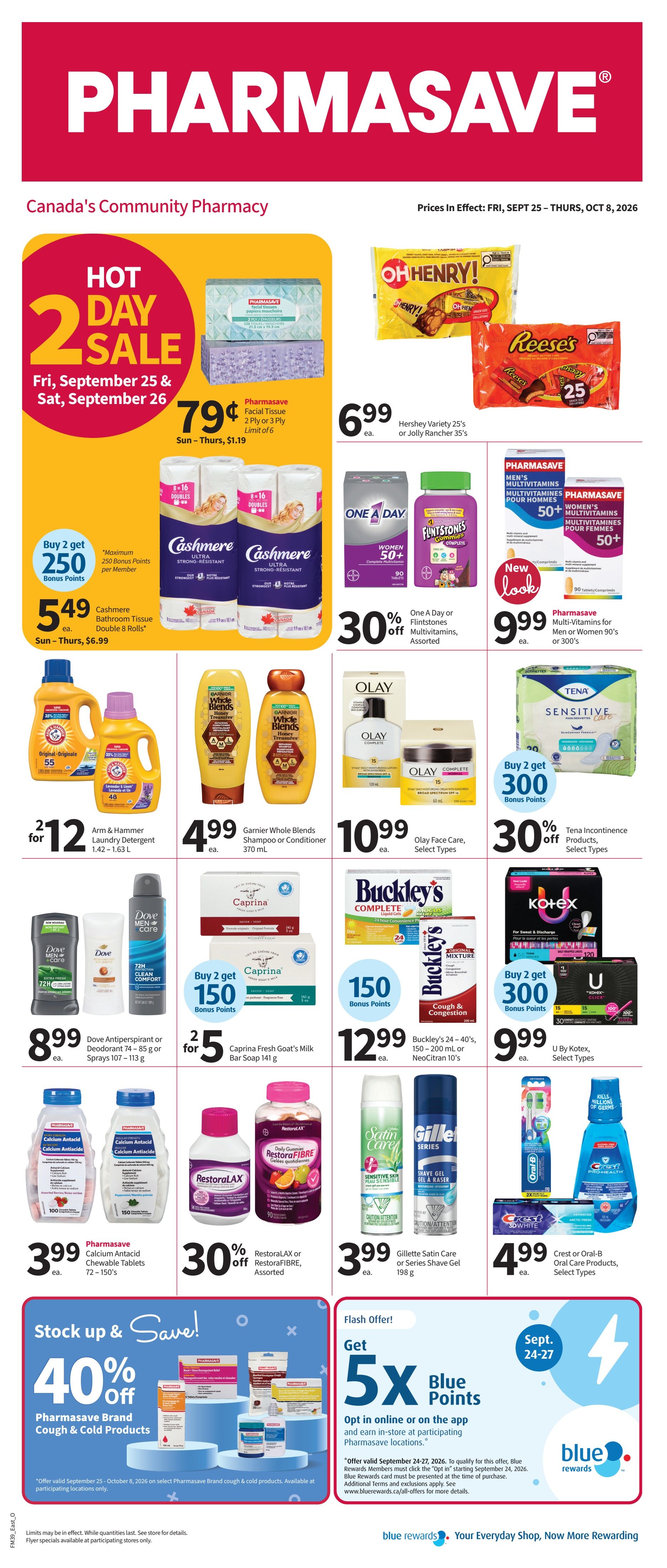 Pharmasave (ON) Flyer September 25 to October 8