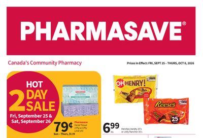 Pharmasave (ON) Flyer September 25 to October 8