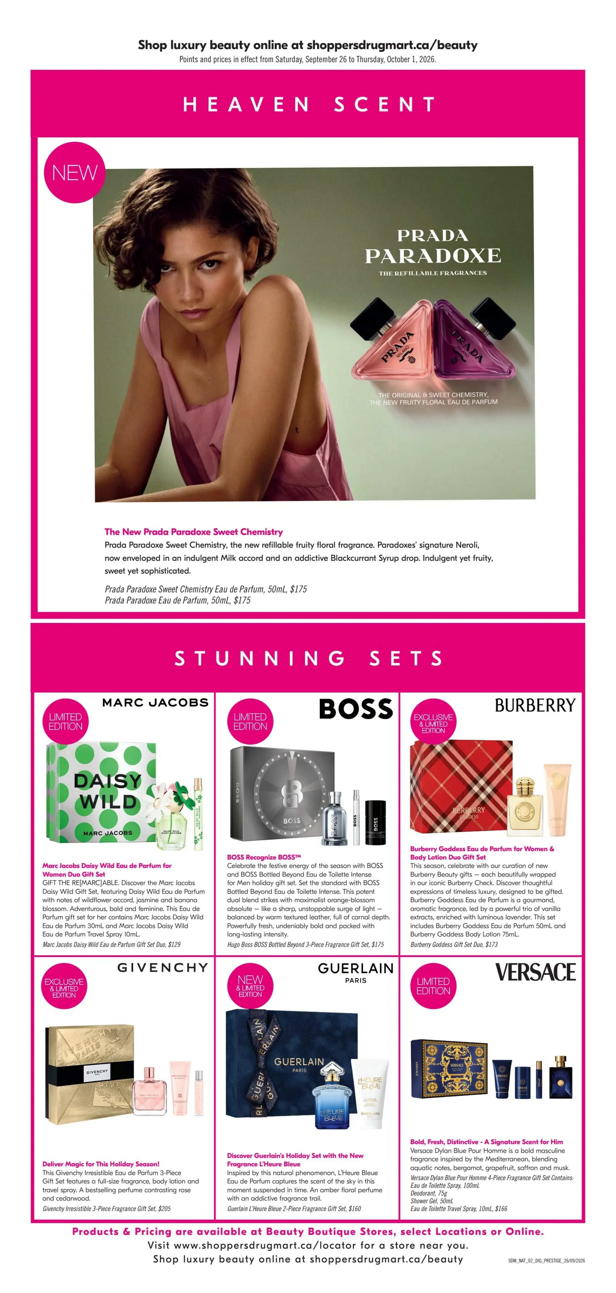 Shoppers Drug Mart (ON) Flyer September 26 to October 1