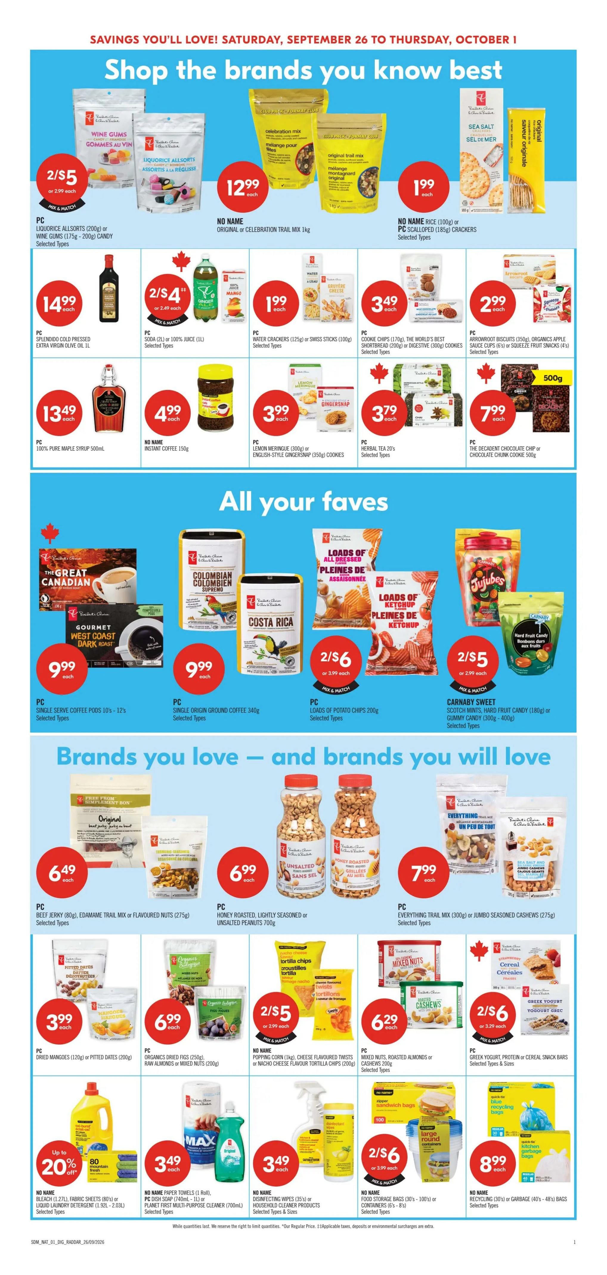 Shoppers Drug Mart (ON) Flyer September 26 to October 1