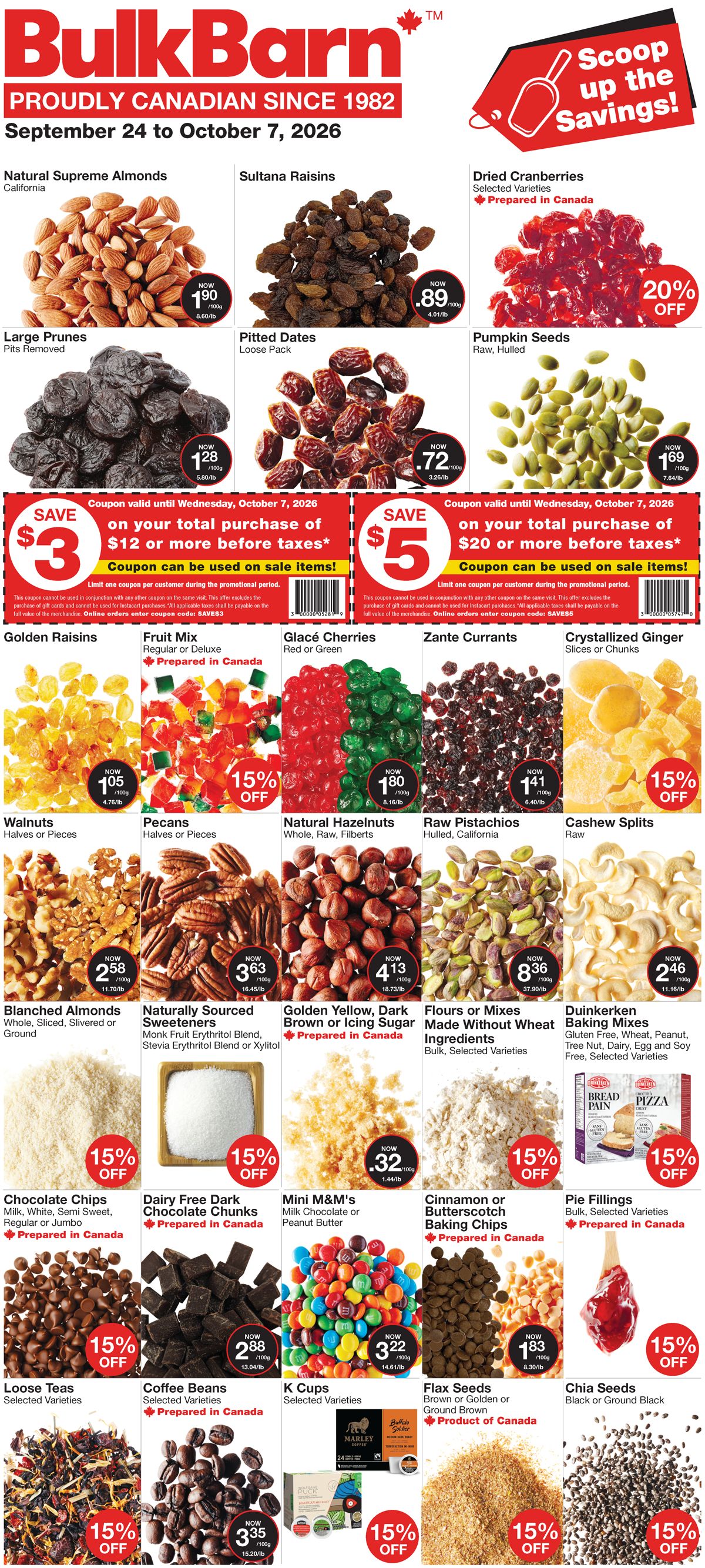Bulk Barn Flyer September 24 to October 7