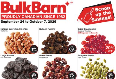 Bulk Barn Flyer September 24 to October 7