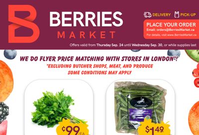 Berries Market Flyer September 24 to 30