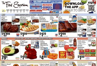 The Food Emporium (460 County Road 520, Marlboro, NJ) Food Emporium 09/25 - 10/01 Preview Weekly Ad September 25 - October 1, 2026
