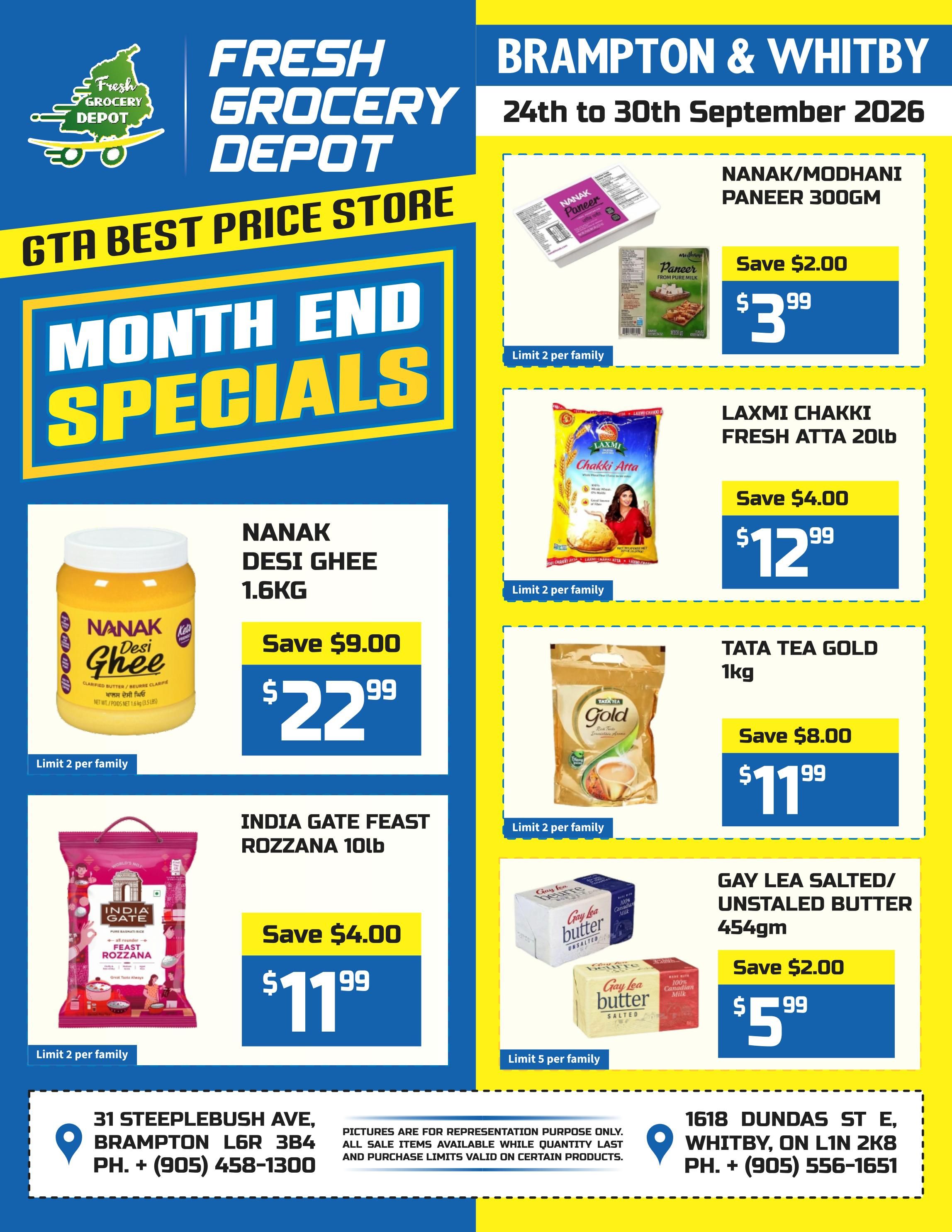 Fresh Grocery Depot Flyer September 24 to 30