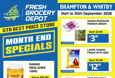 Fresh Grocery Depot Flyer September 24 to 30