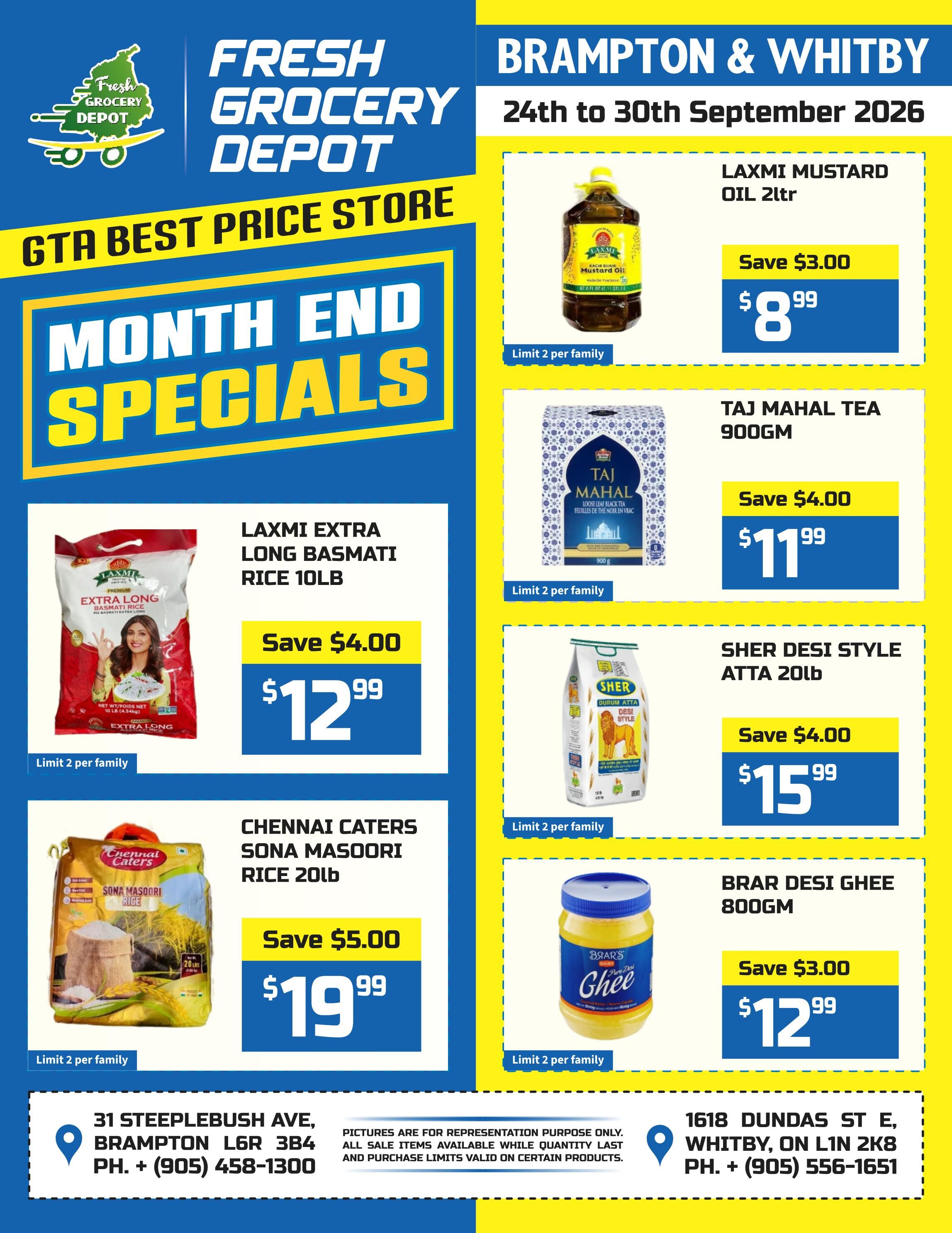 Fresh Grocery Depot Flyer September 24 to 30