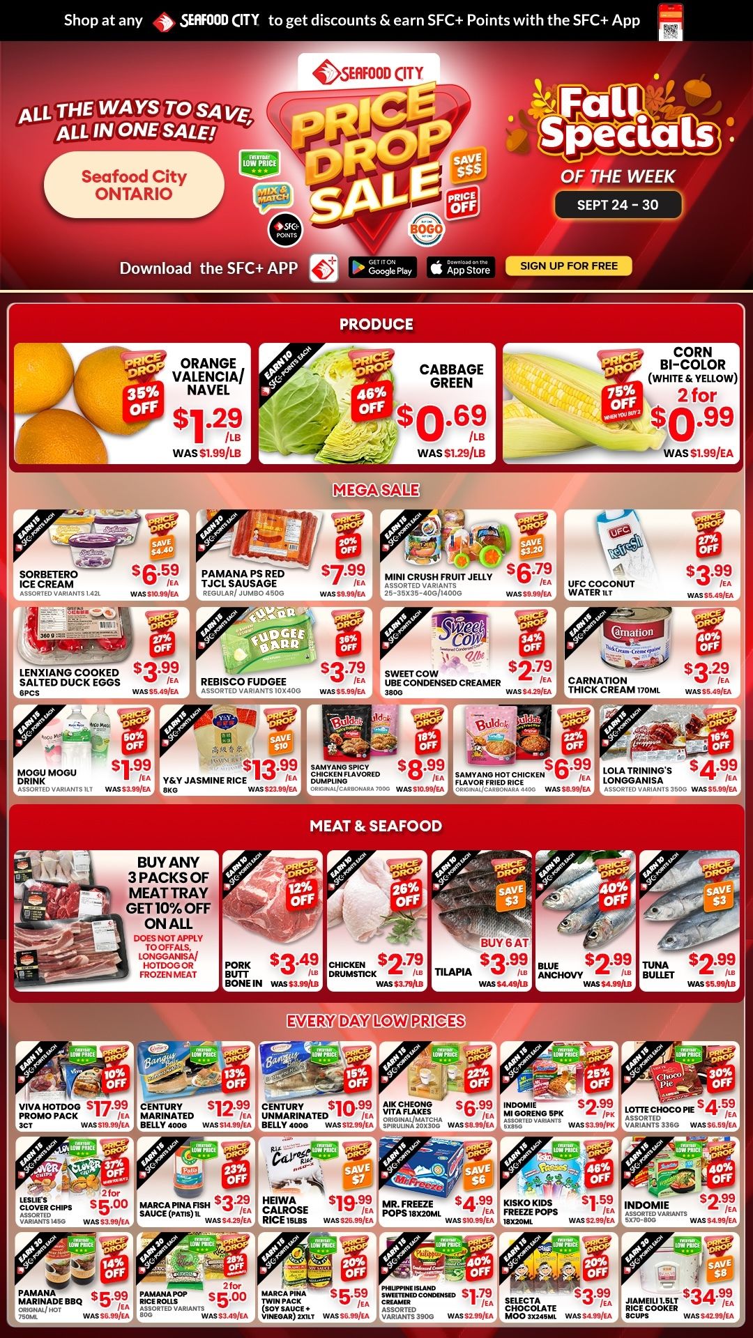 Seafood City Supermarket (ON) Flyer September 24 to 30