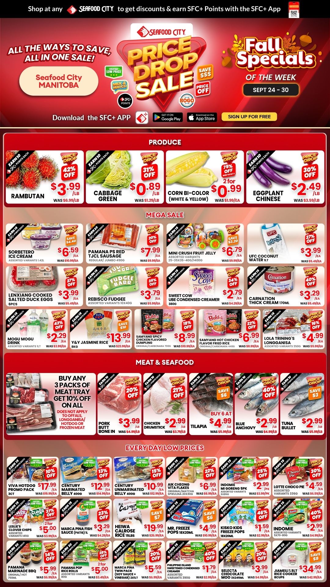 Seafood City Supermarket (MB) Flyer September 24 to 30