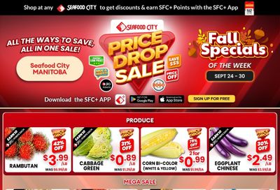 Seafood City Supermarket (MB) Flyer September 24 to 30