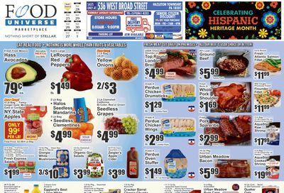 Food Universe (Hazleton, PA) 09/25 - 10/01 Preview Weekly Ad September 25 - October 1, 2026