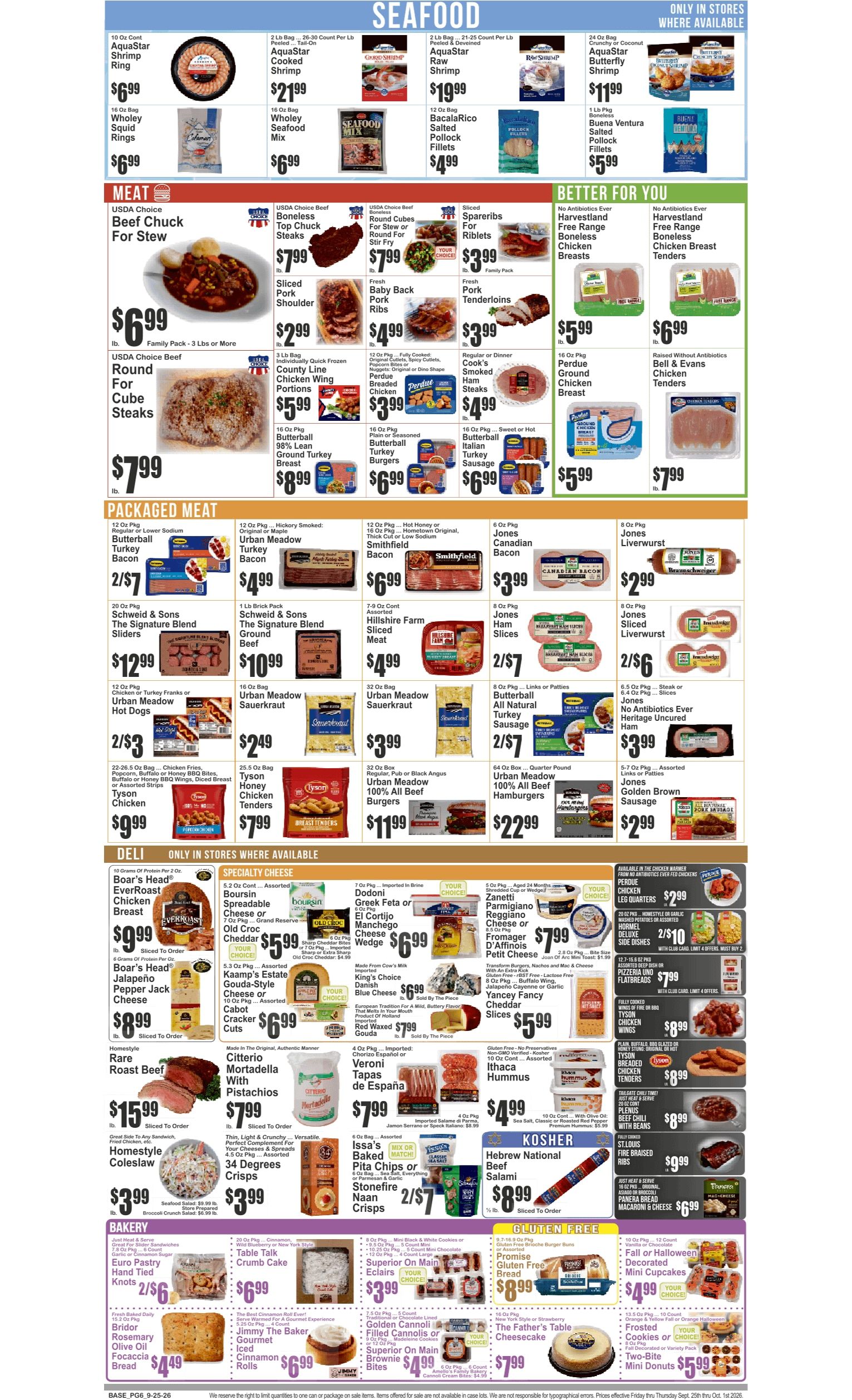 Food Universe (Sunnyside, NY) 09/25 - 10/01 Preview Weekly Ad September 25 - October 1, 2026