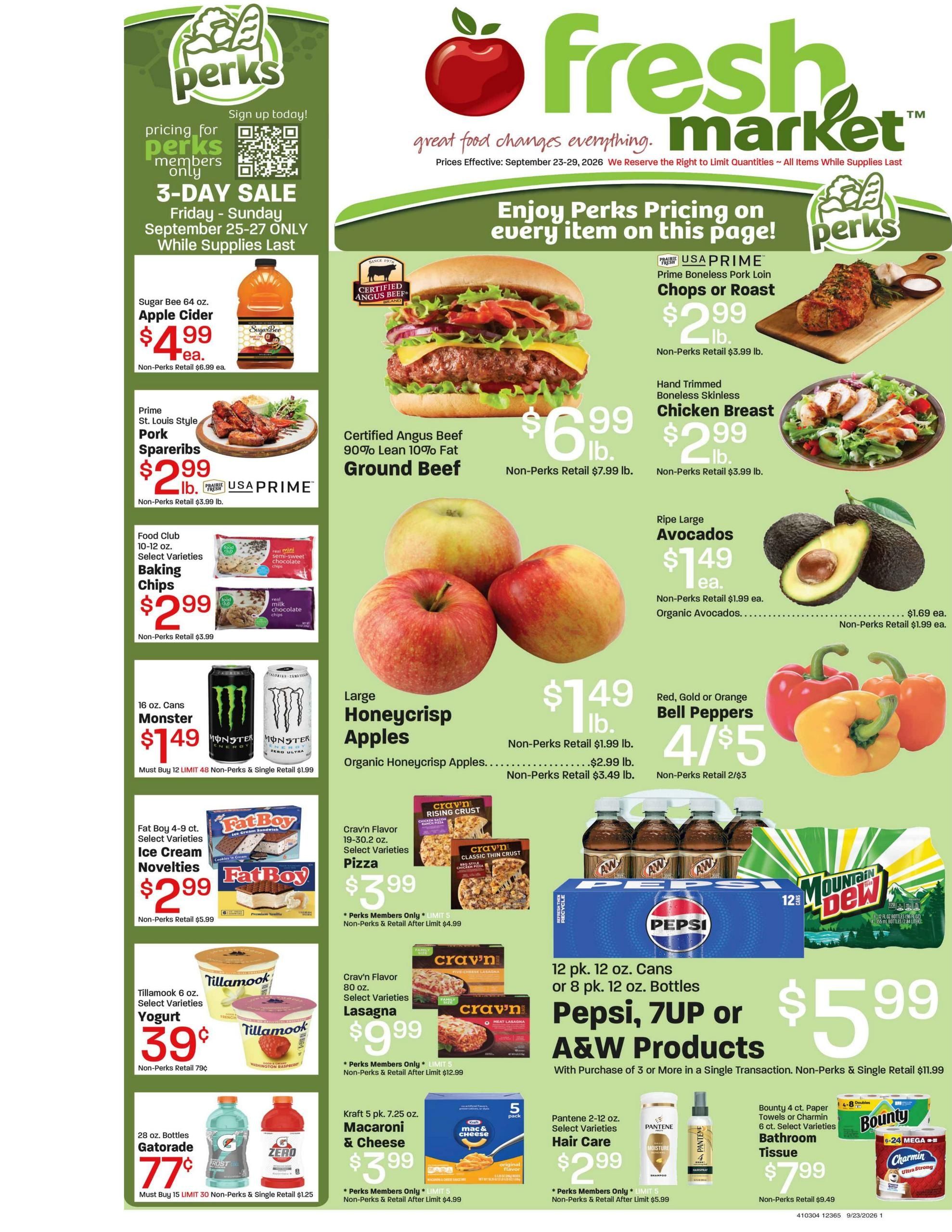 Fresh Market (Kamas Area, UT) Weekly Ad September 23 - 29, 2026