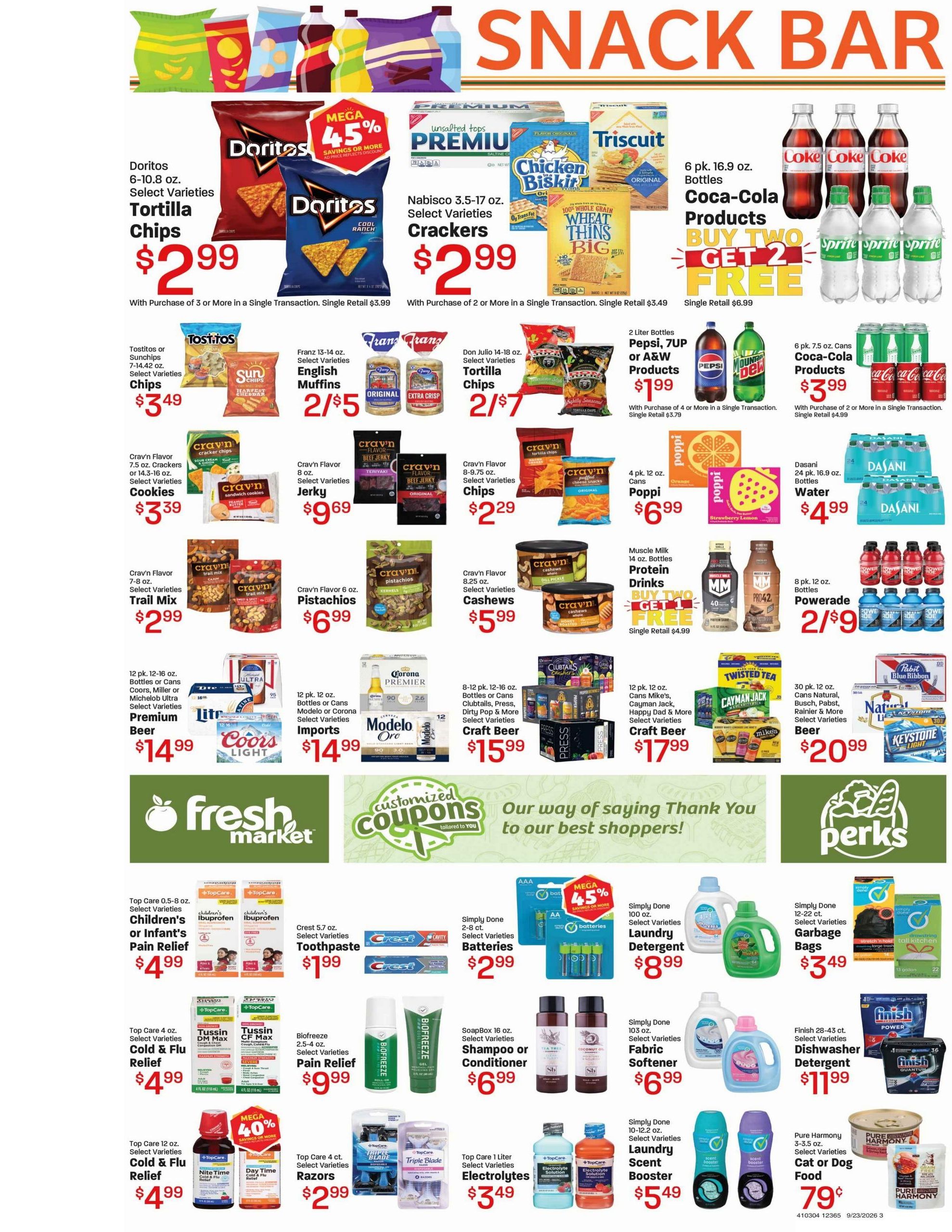 Fresh Market (Kamas Area, UT) Weekly Ad September 23 - 29, 2026