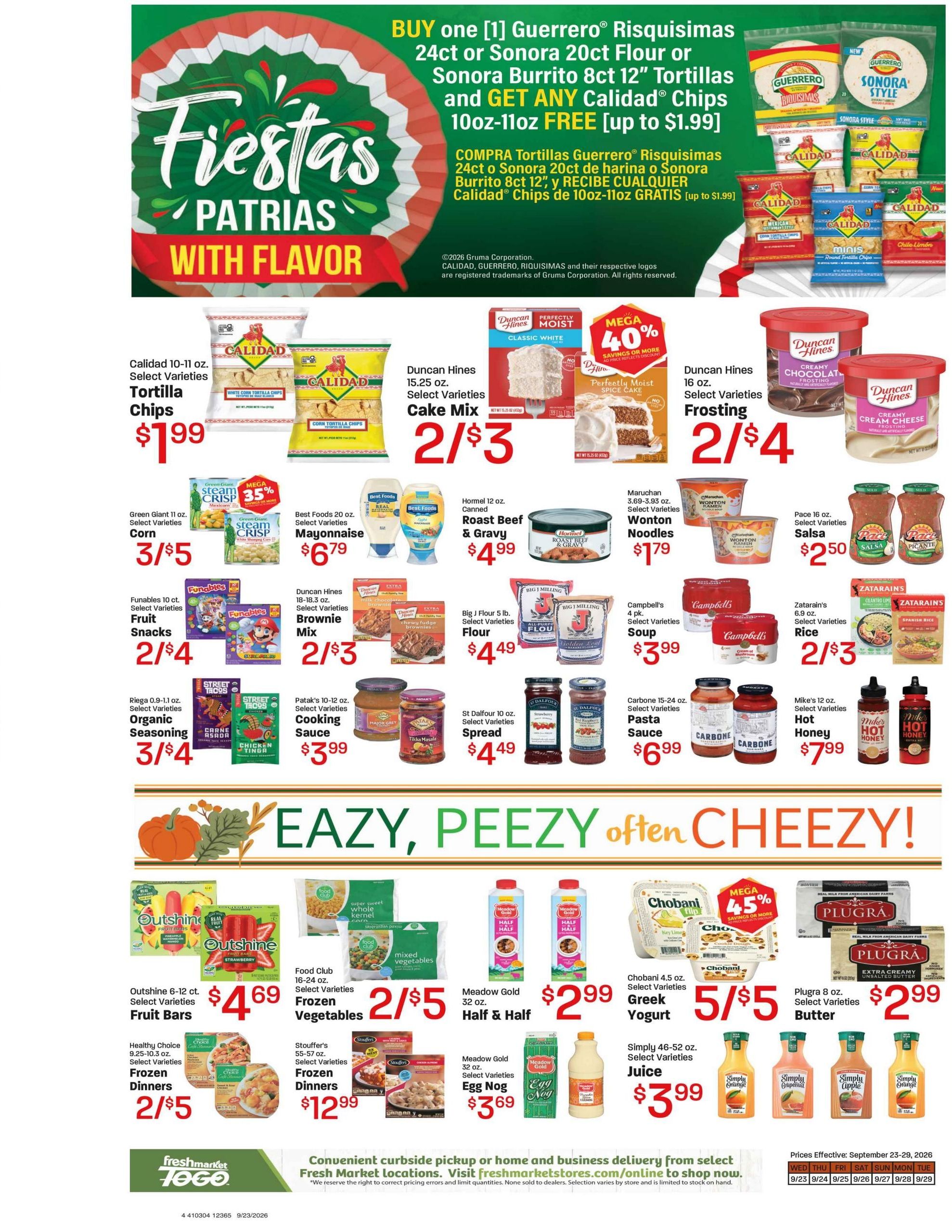 Fresh Market (Kamas Area, UT) Weekly Ad September 23 - 29, 2026