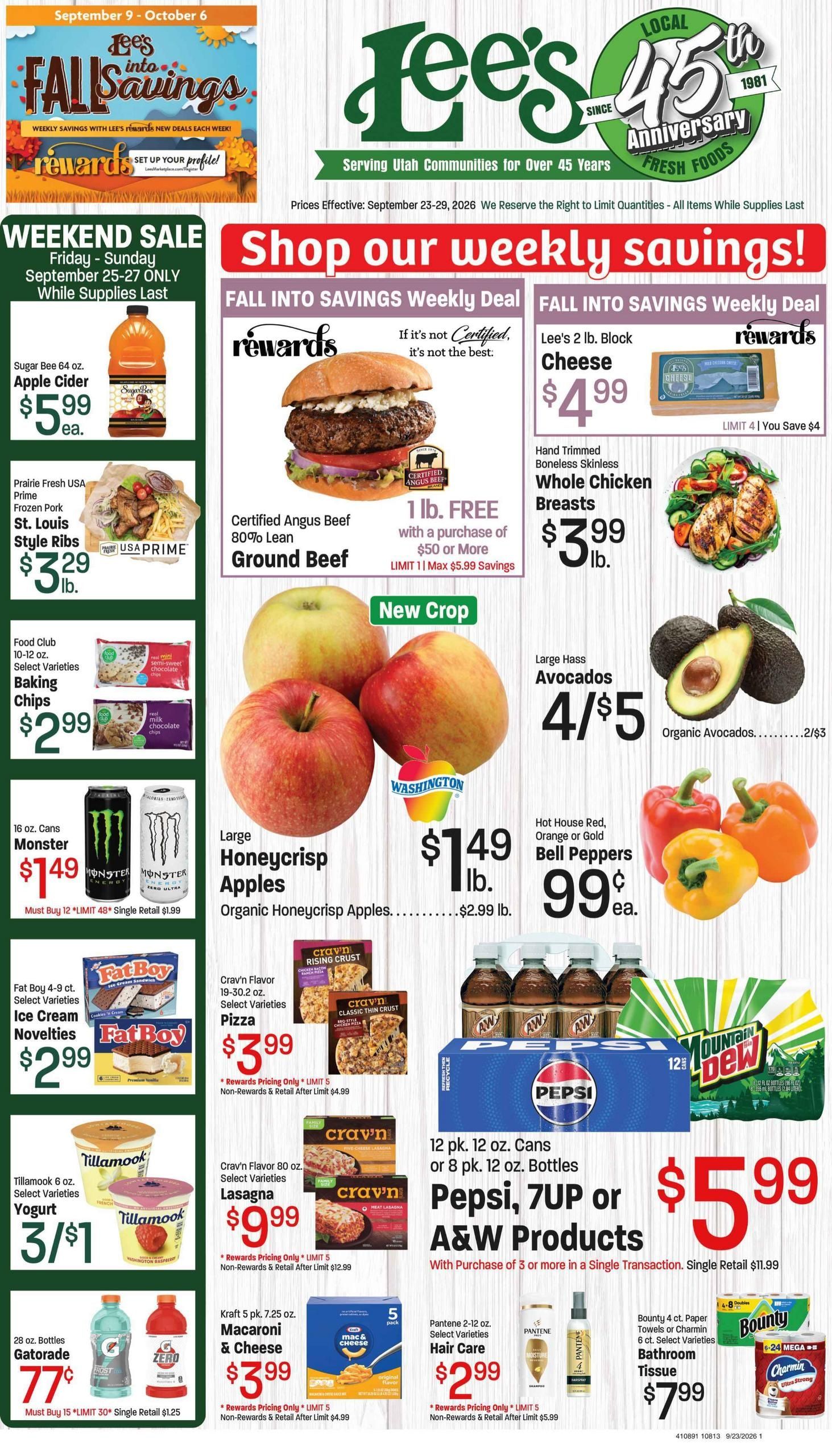 Lee's Marketplace (Kamas Area, UT) Weekly Ad September 23 - 29, 2026