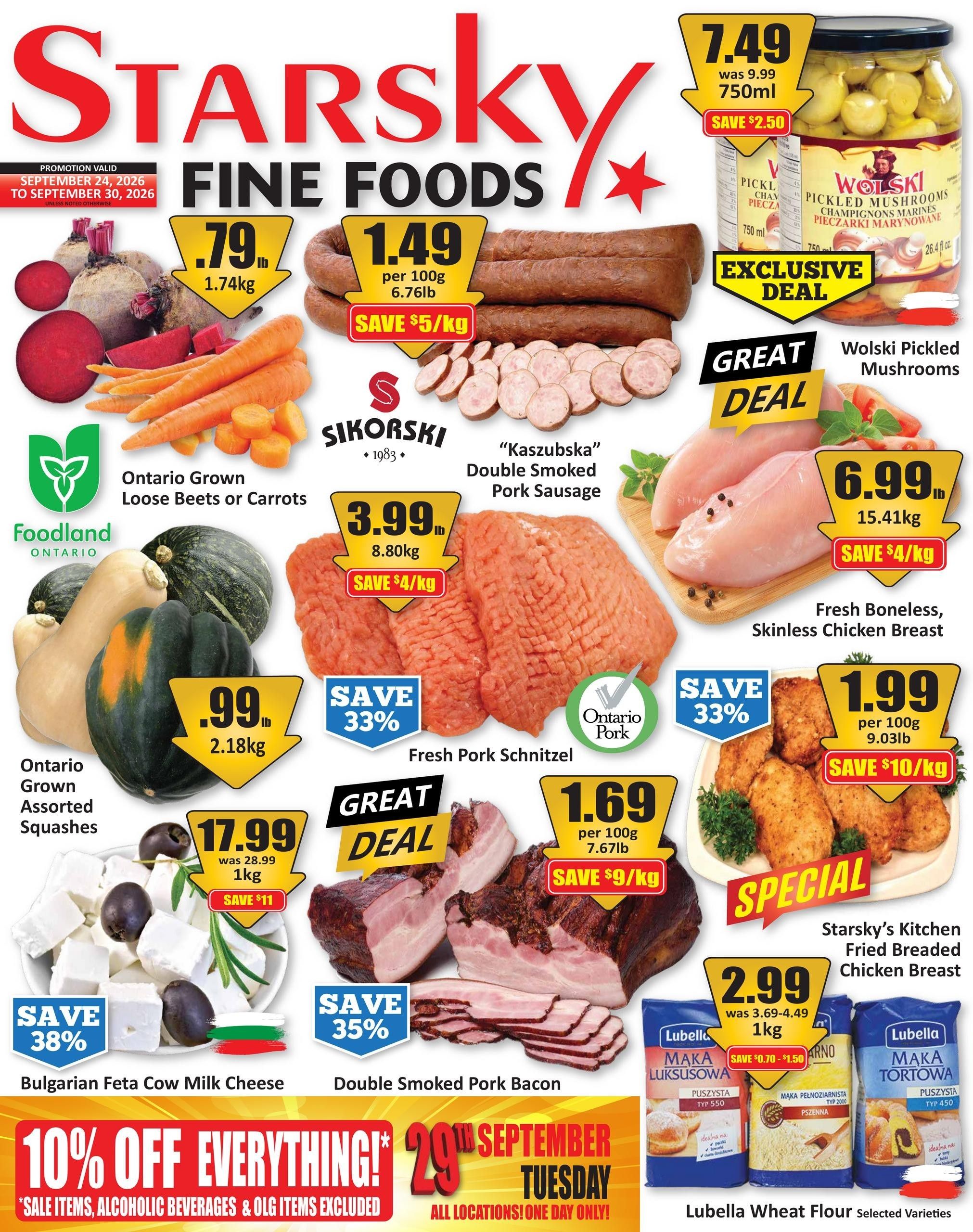 Starsky Foods Flyer September 24 to 30