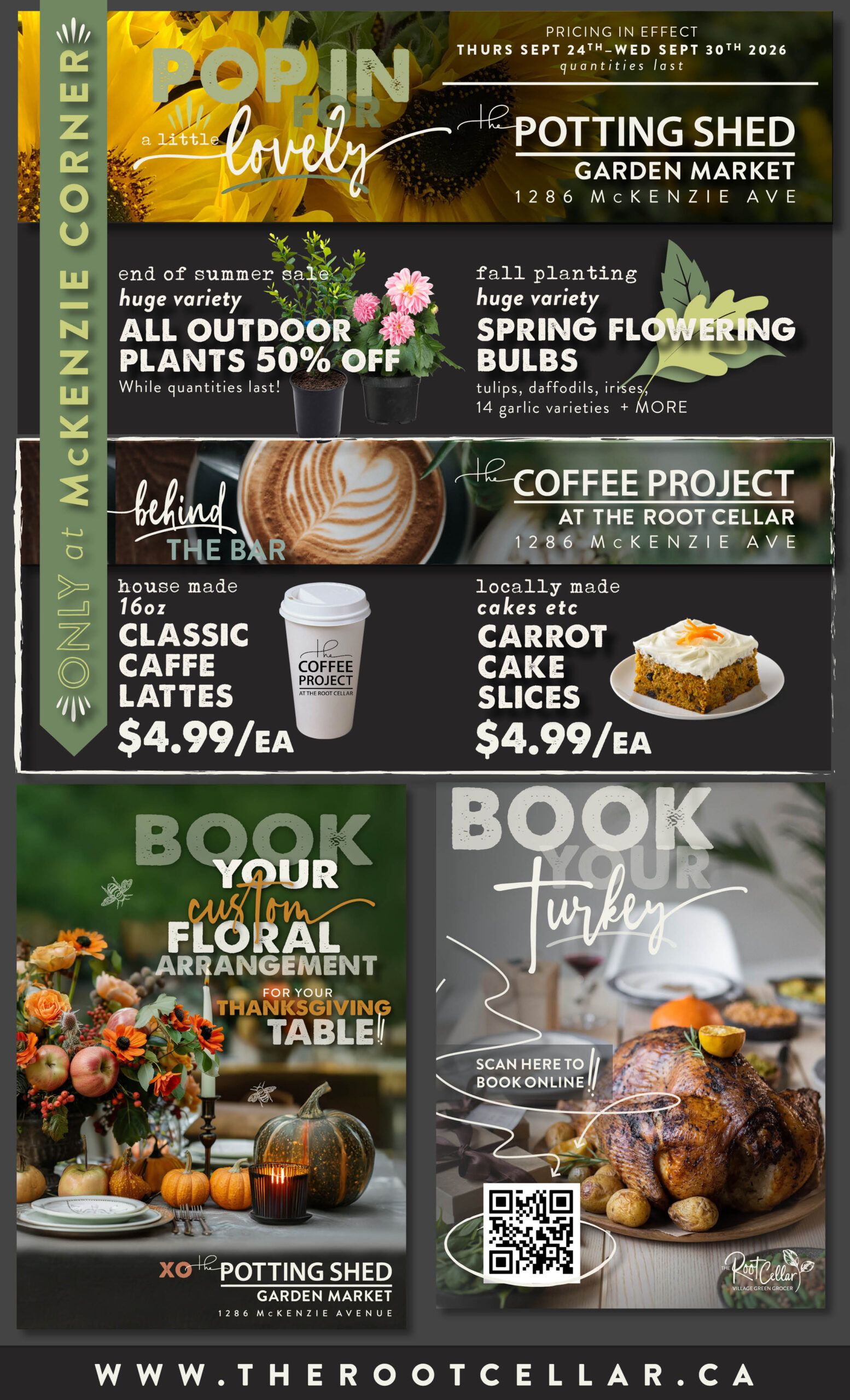 The Root Cellar Flyer September 24 to 30