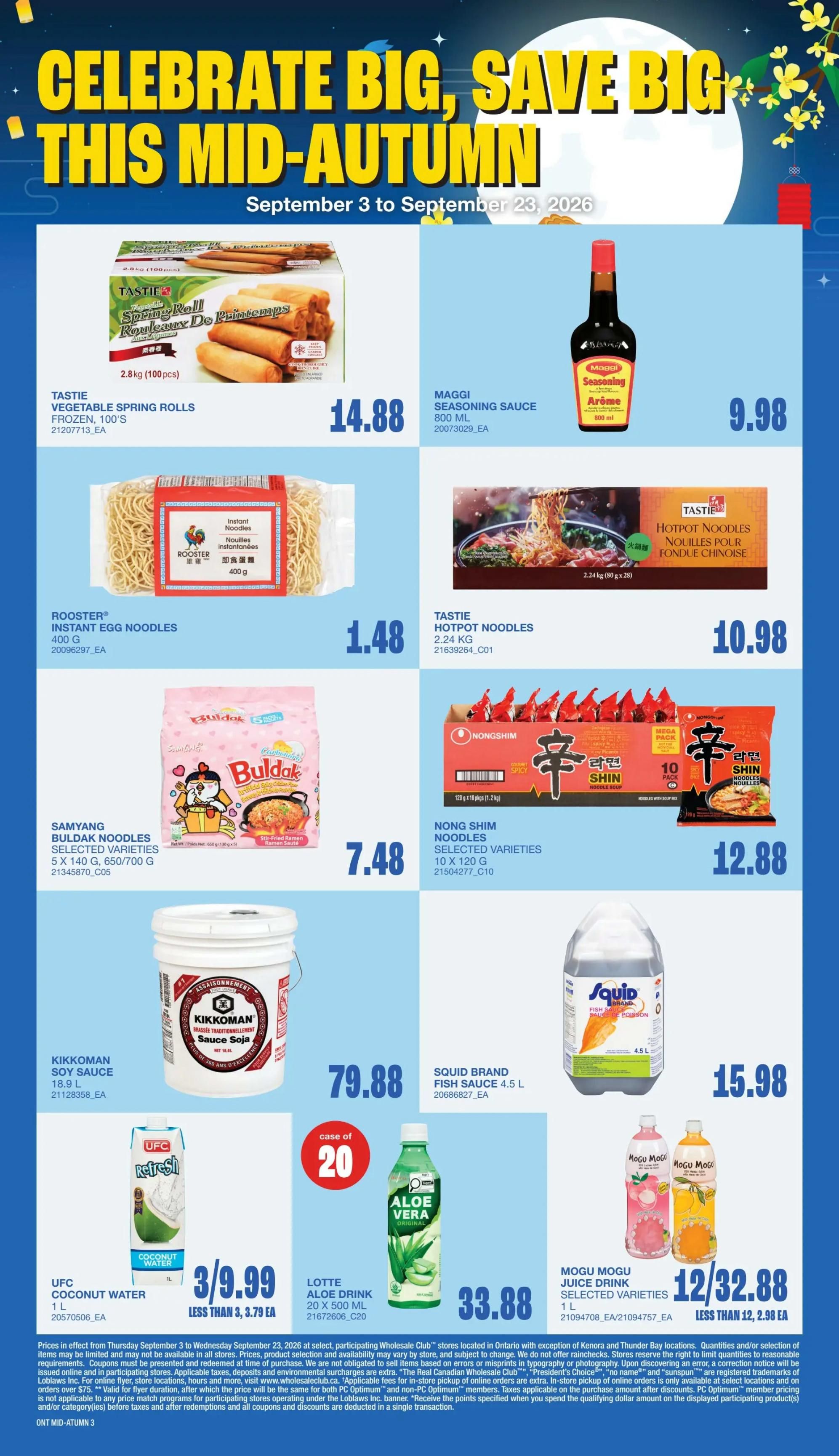 Wholesale Club (ON) Flyer September 24 to 30