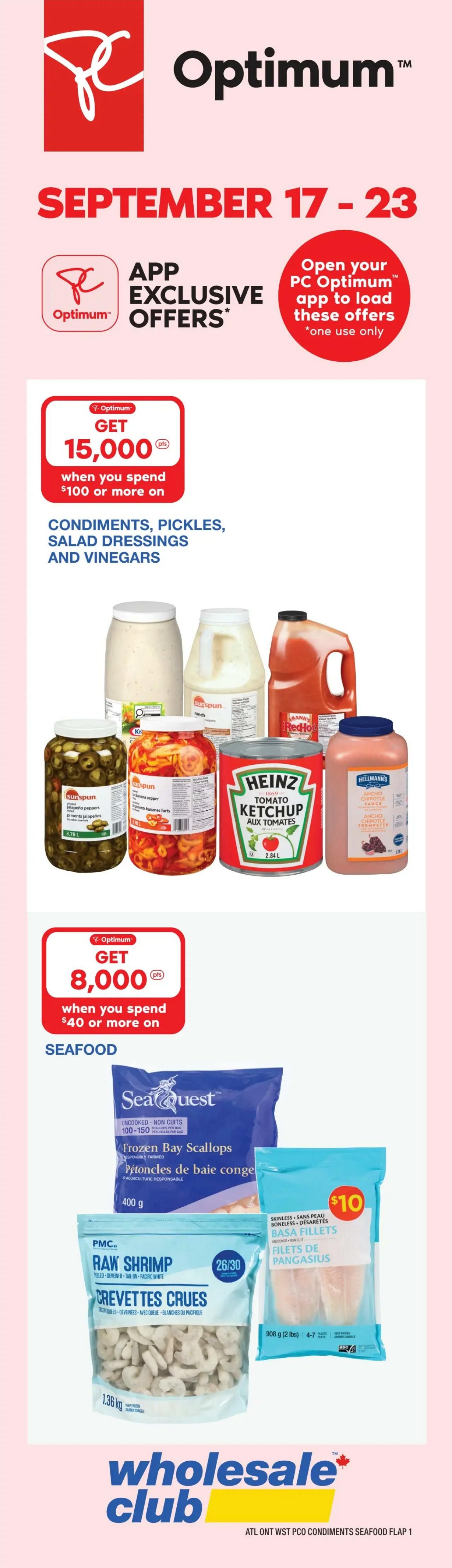 Wholesale Club (ON) Flyer September 24 to 30