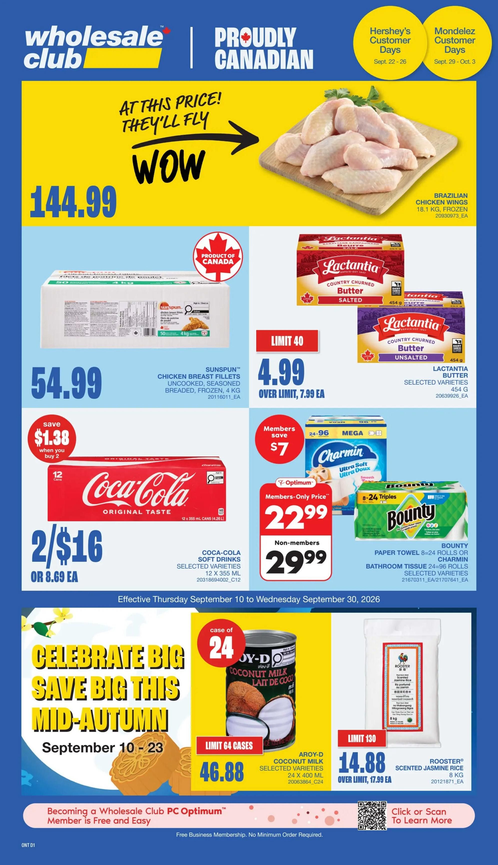 Wholesale Club (ON) Flyer September 24 to 30