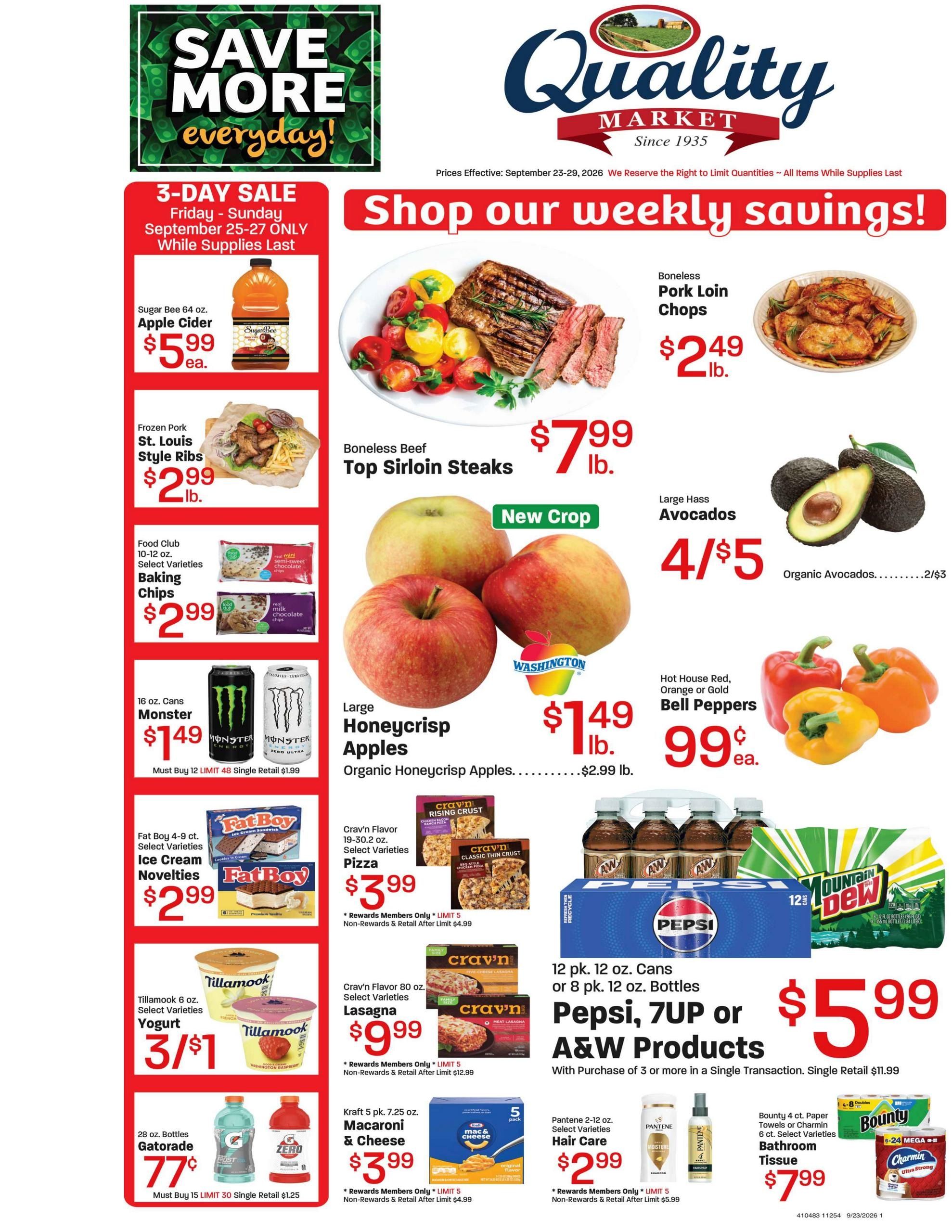 Quality Market - Delta Weekly Ad September 23 - 29, 2026