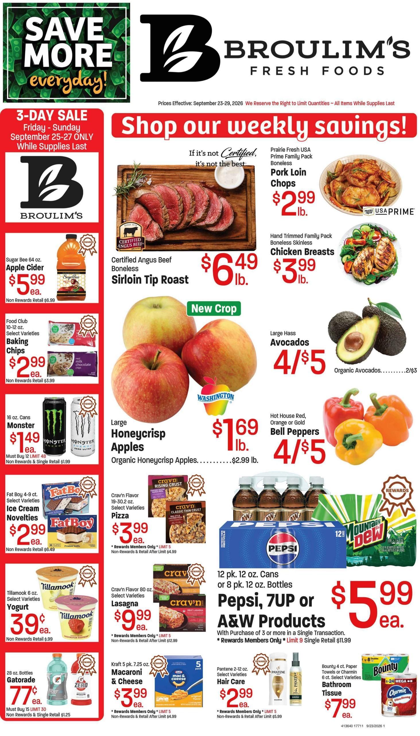 Broulim's (Soda Springs Area, ID) Weekly Ad September 23 - 29, 2026