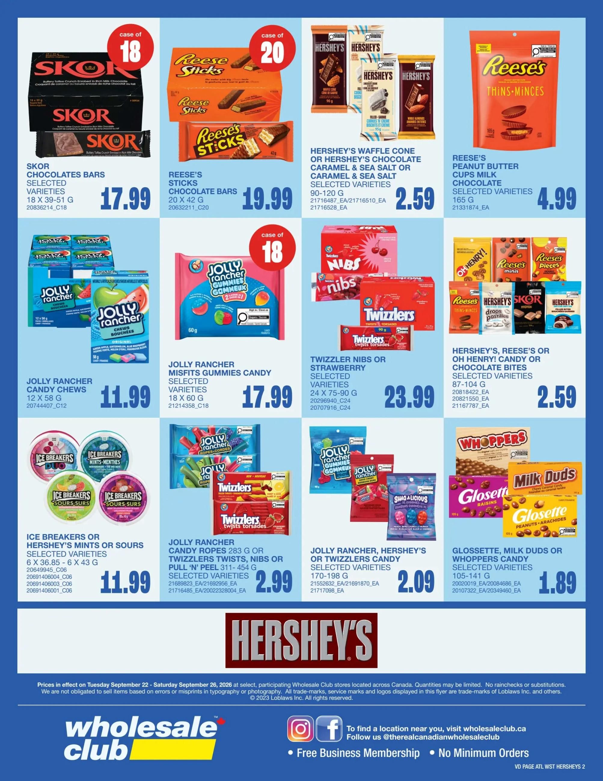 Wholesale Club (Atlantic) Flyer September 24 to 30