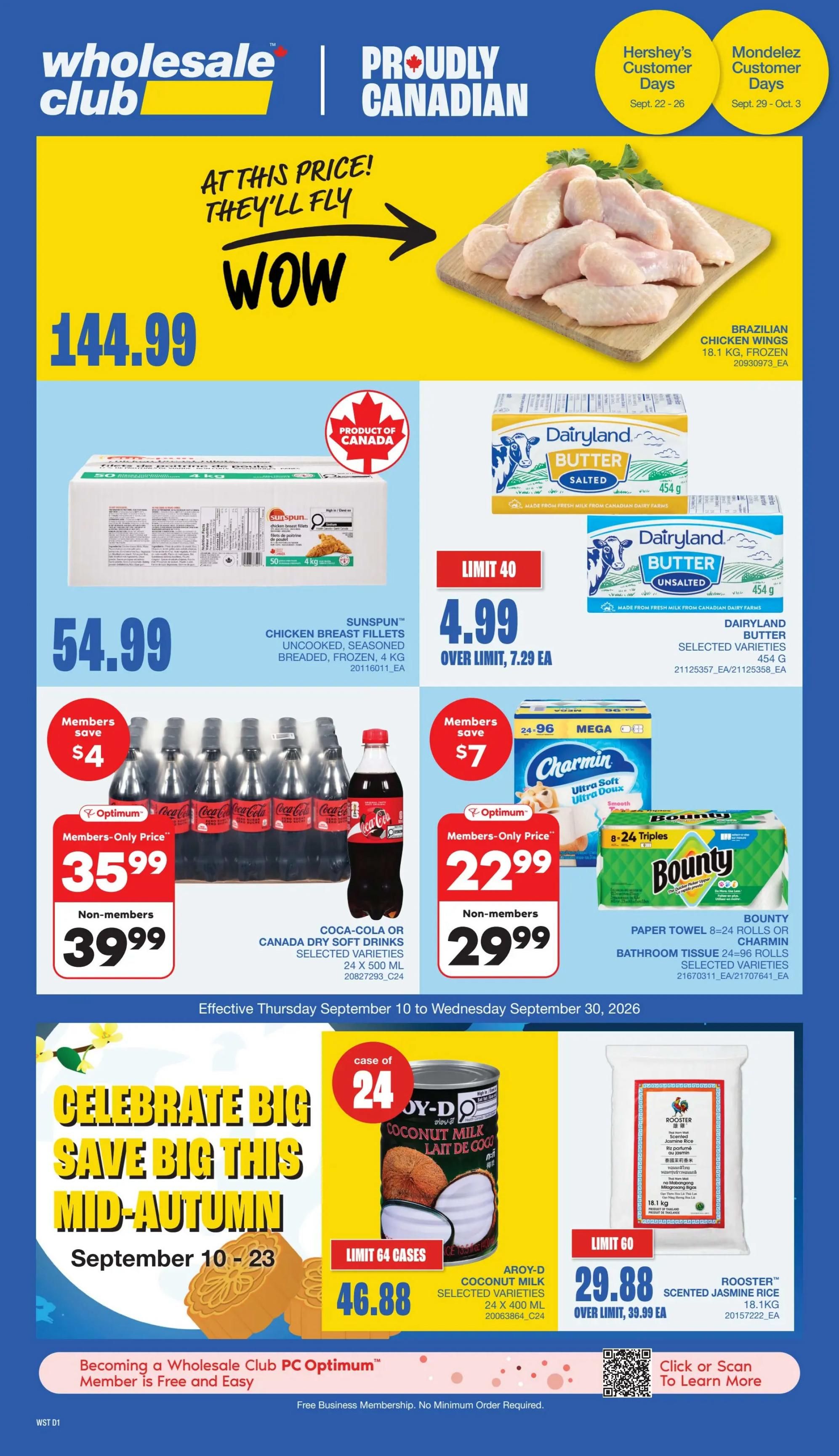 Wholesale Club (West) Flyer September 24 to 30