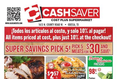 Cash Saver Texas (Odessa Area, TX) Weekly Ad September 23 - 29, 2026