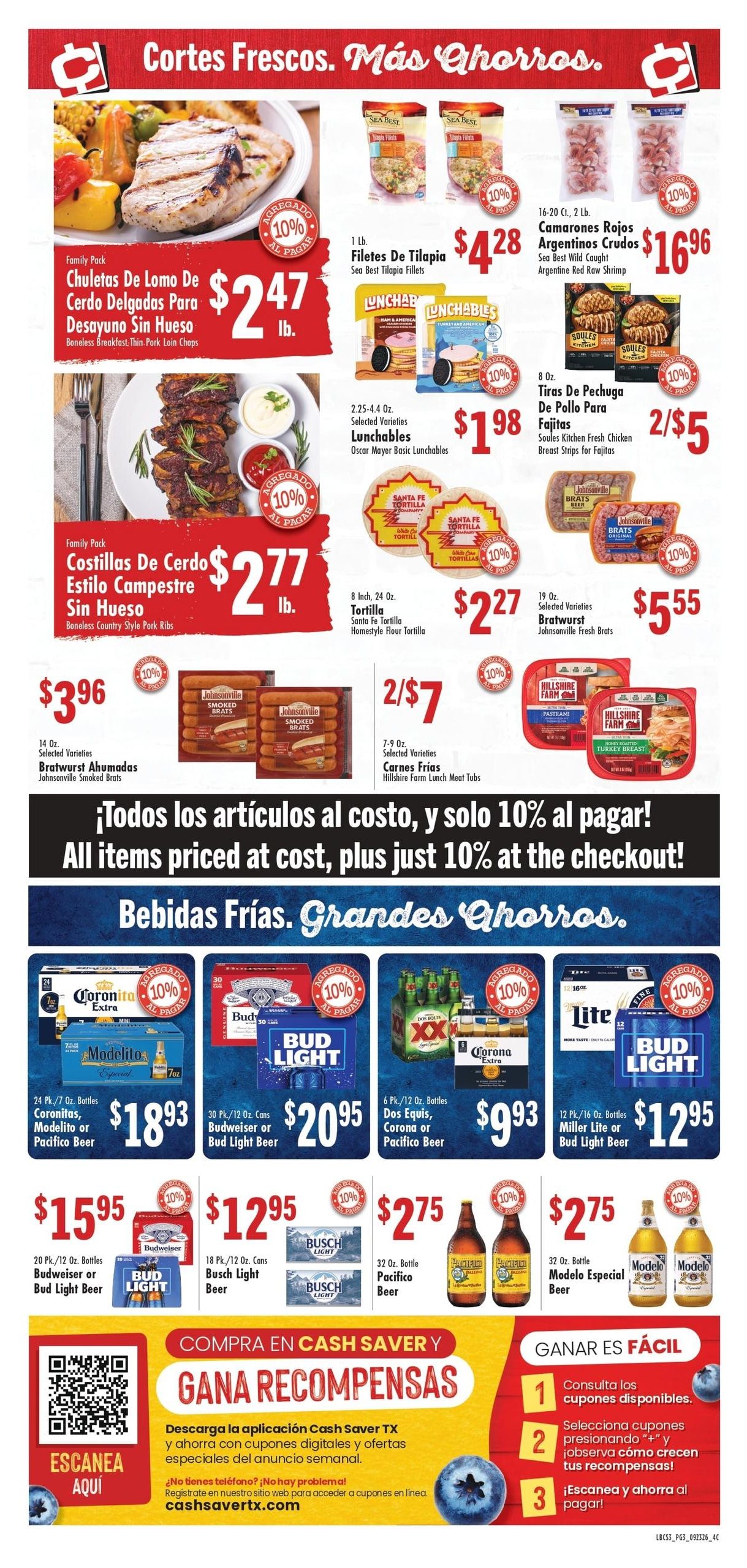 Cash Saver Texas (Odessa Area, TX) Weekly Ad September 23 - 29, 2026