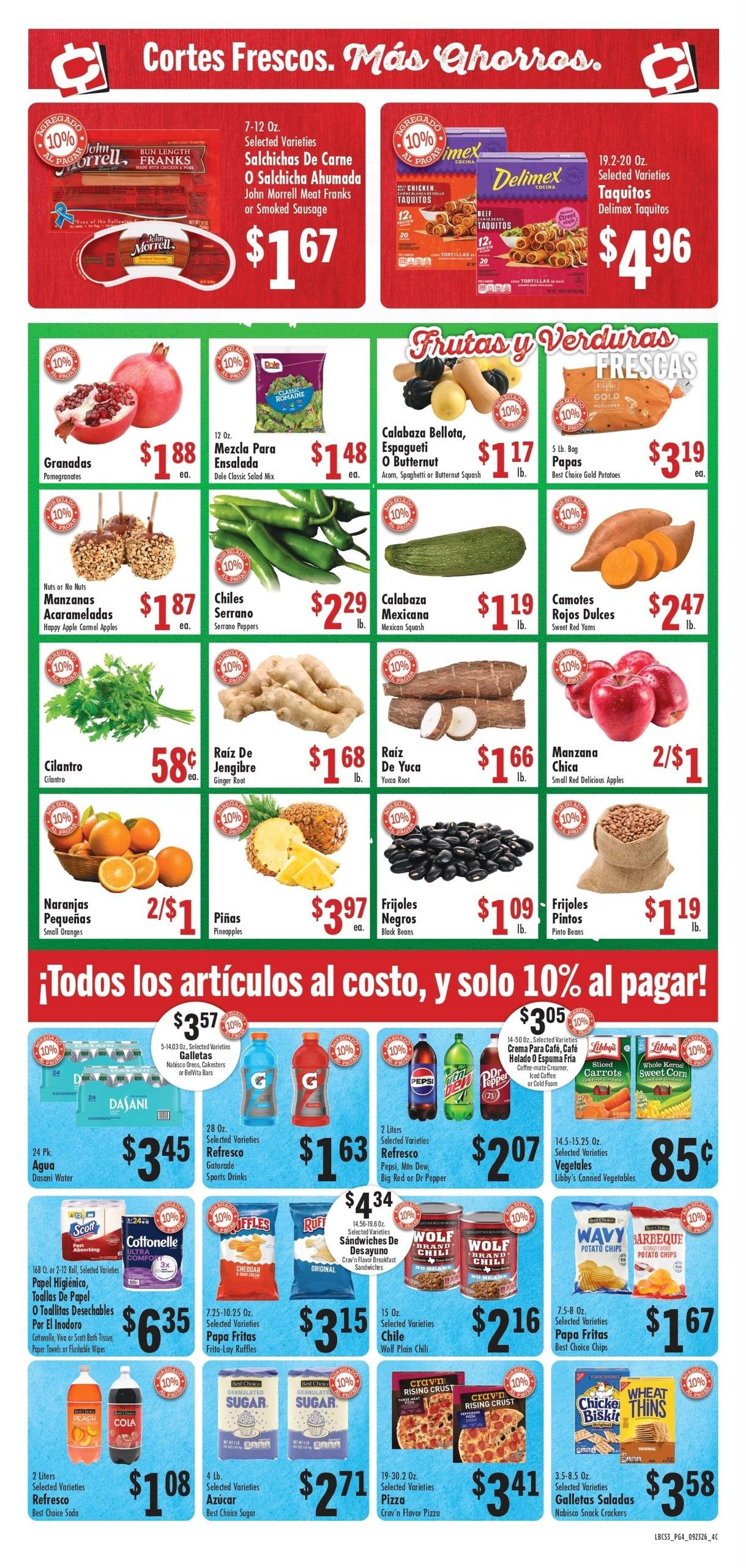 Cash Saver Texas (Odessa Area, TX) Weekly Ad September 23 - 29, 2026