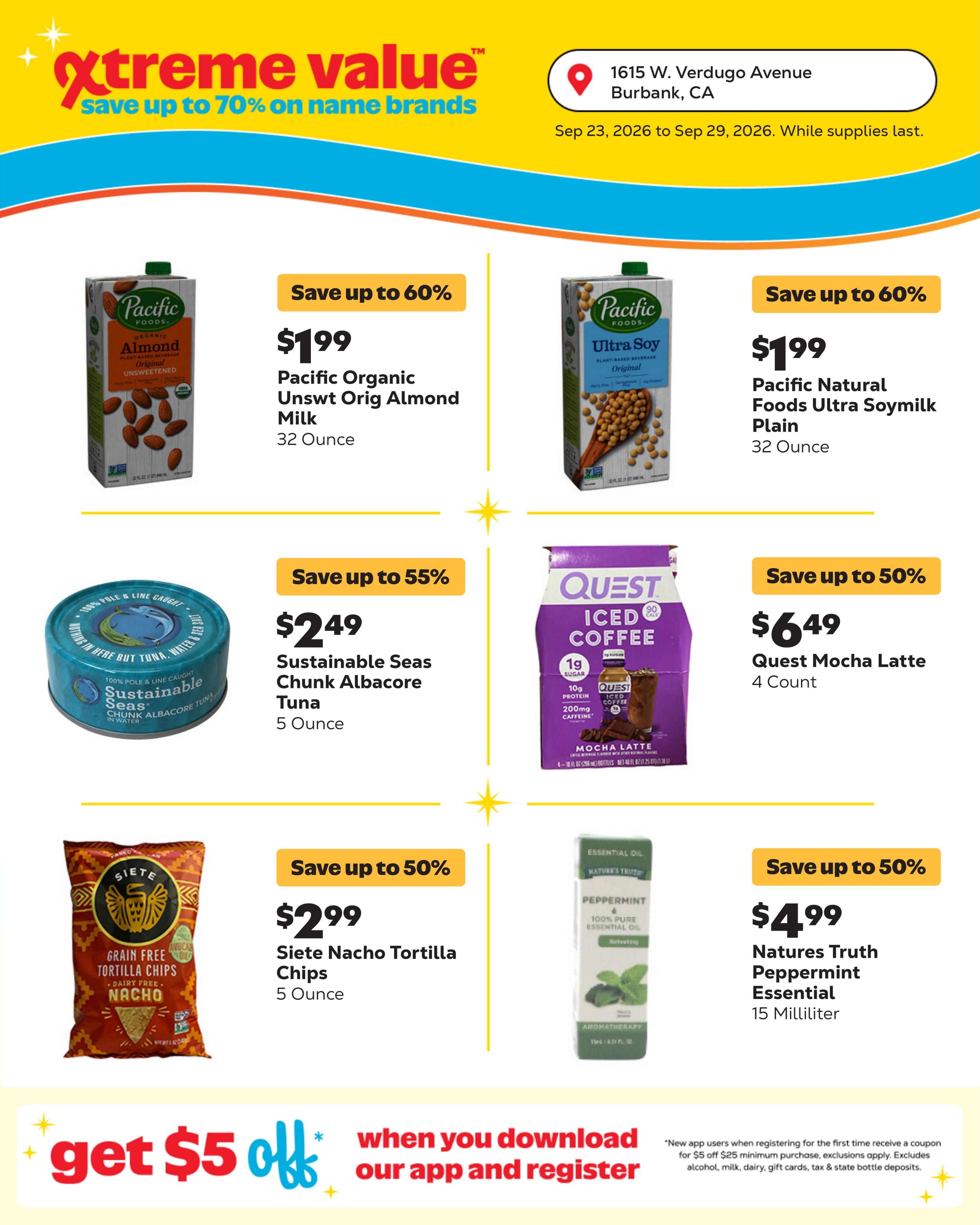 Grocery Outlet (Burbank-Glendale Area, CA) Weekly Ad September 23 - 29, 2026