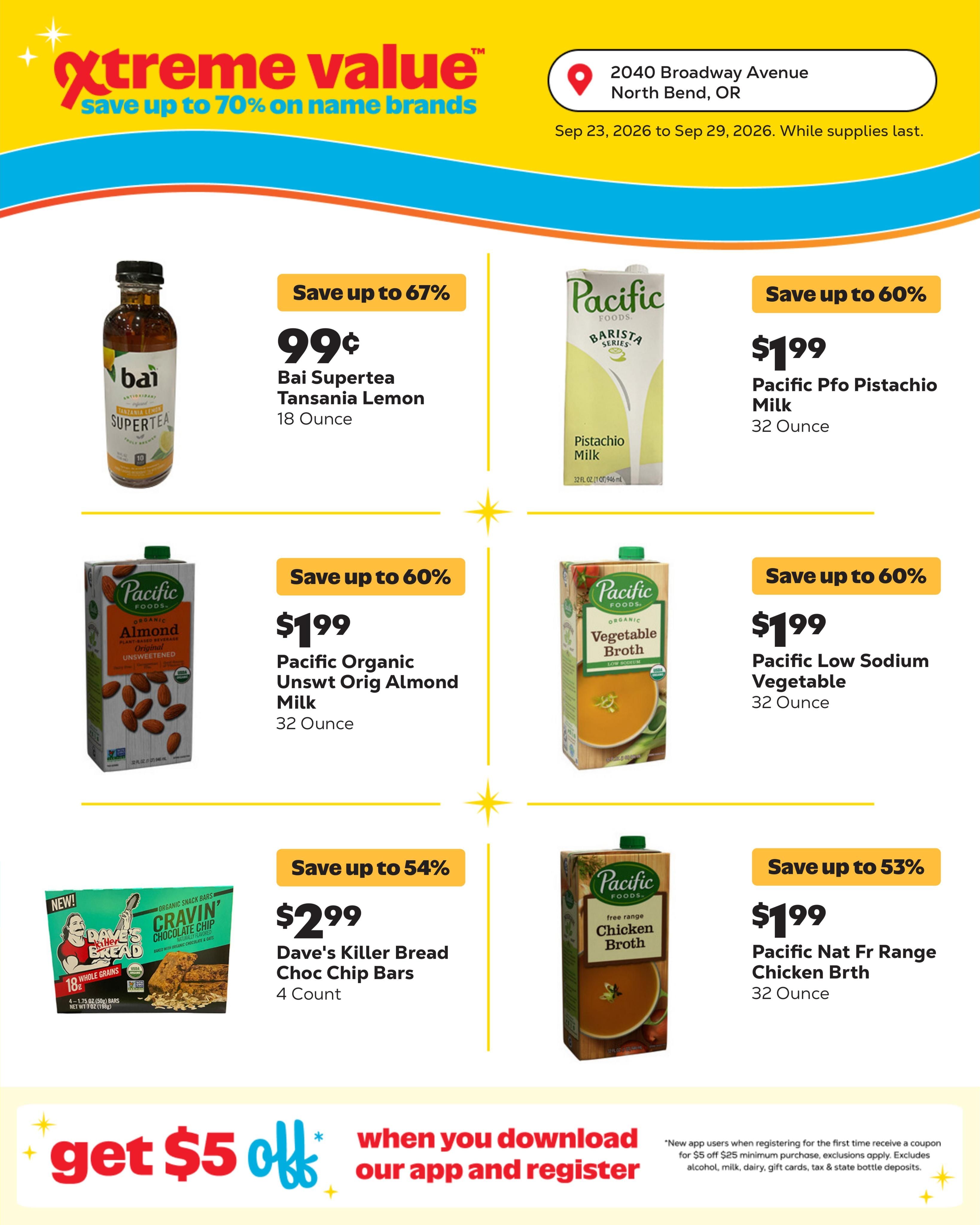 Grocery Outlet (Coos Bay Area, OR) Weekly Ad September 23 - 29, 2026