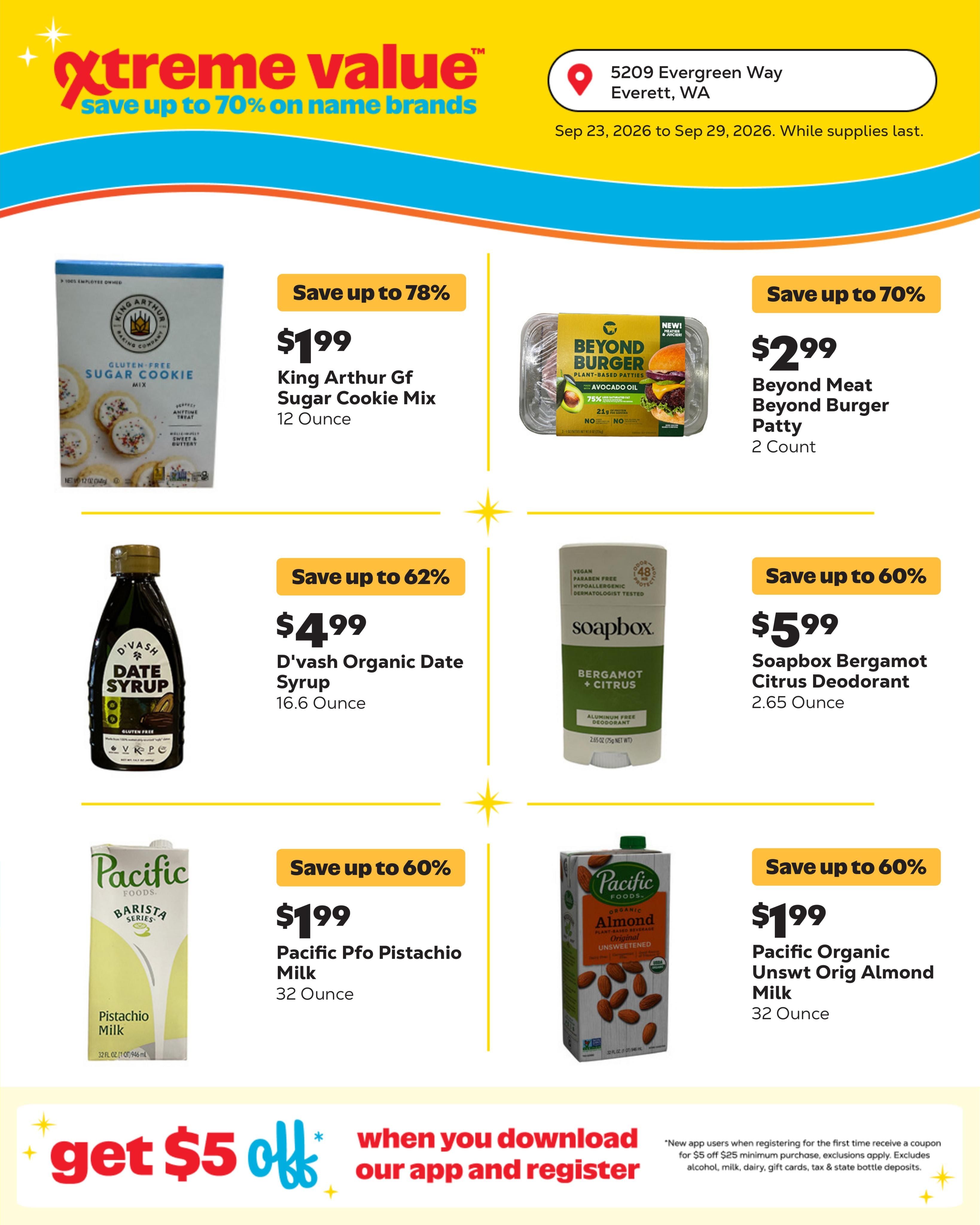 Grocery Outlet (Everett Area, WA) Weekly Ad September 23 - 29, 2026