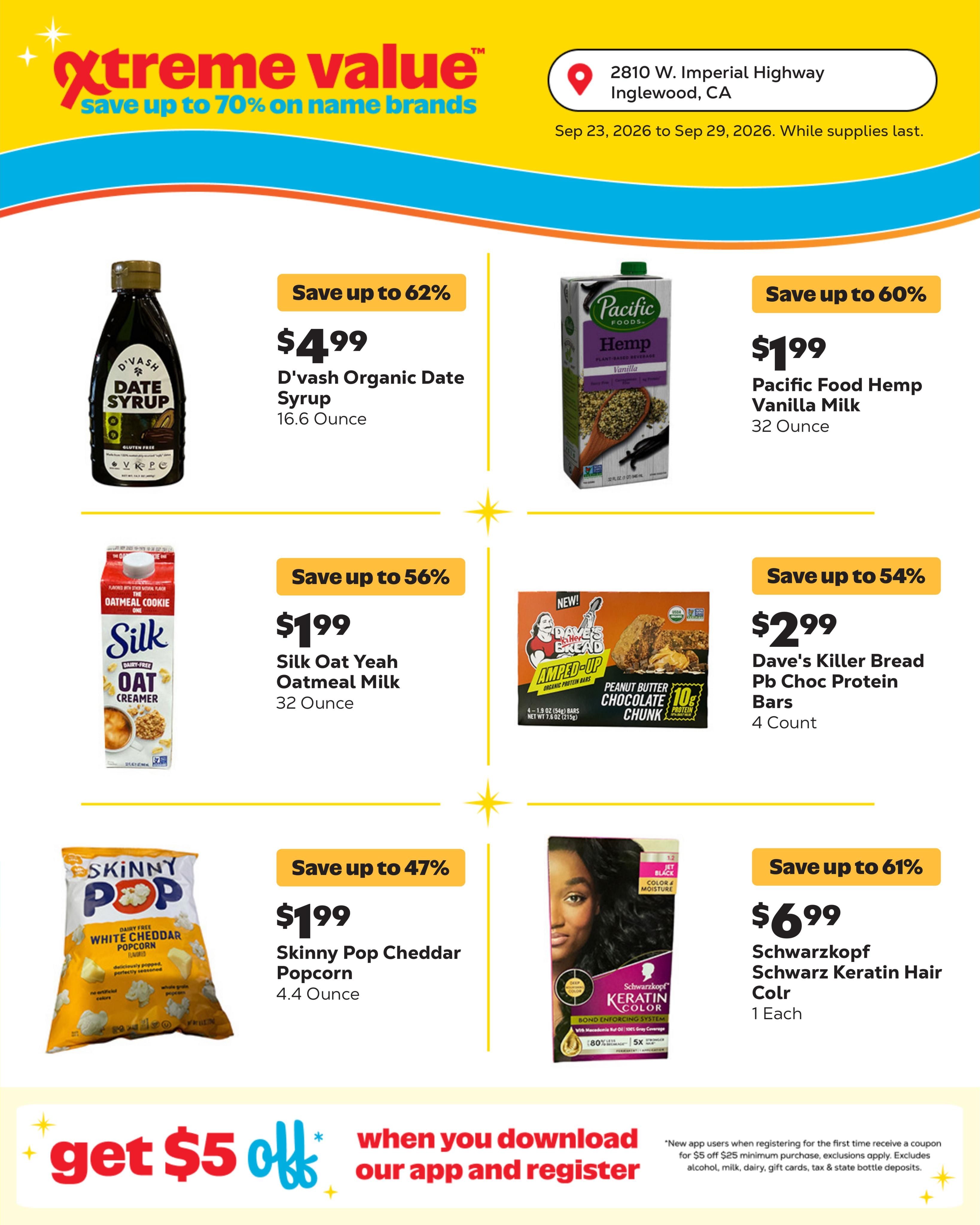 Grocery Outlet (Inglewood Area, CA) Weekly Ad September 23 - 29, 2026