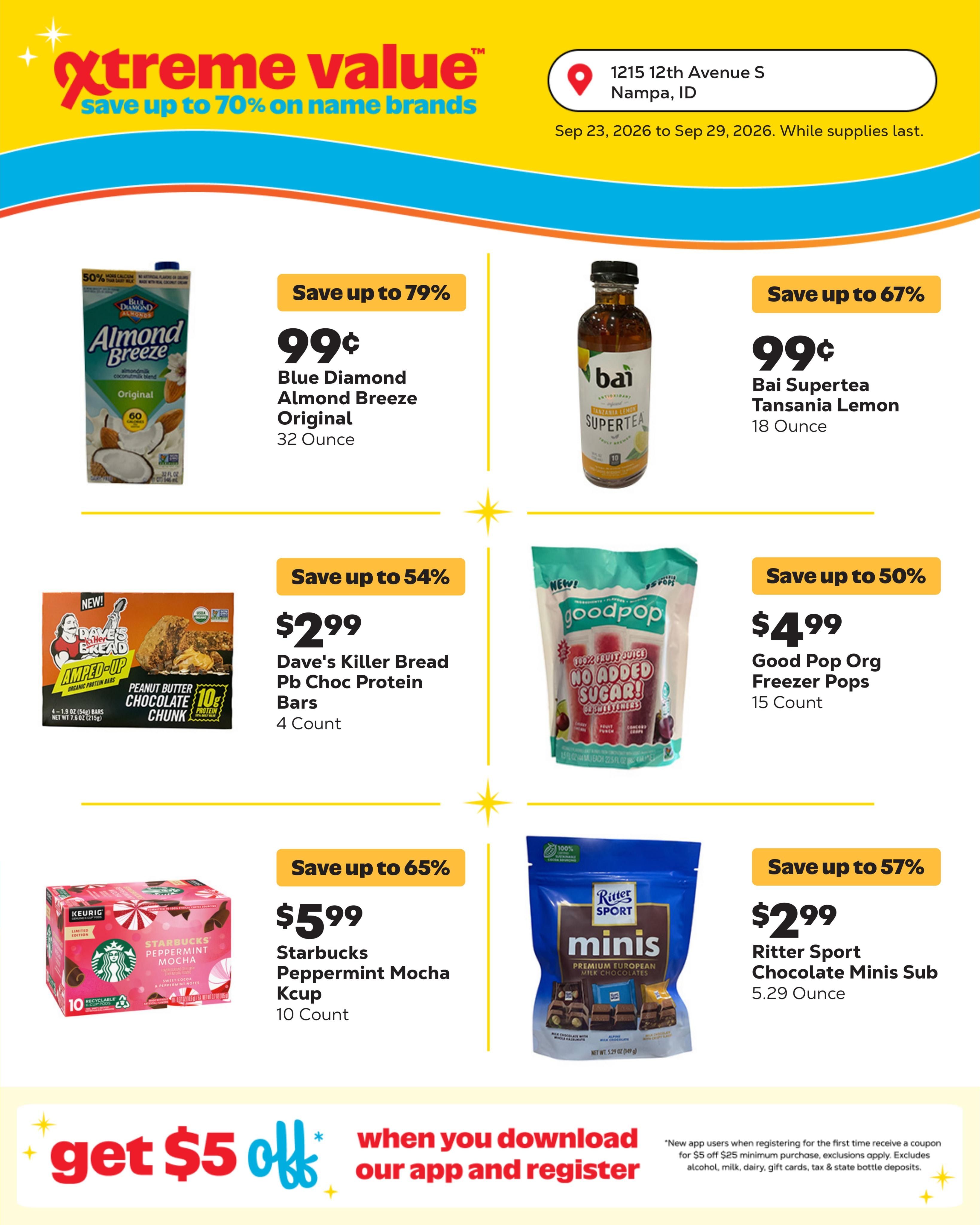 Grocery Outlet (Nampa Area, ID) Weekly Ad September 23 - 29, 2026