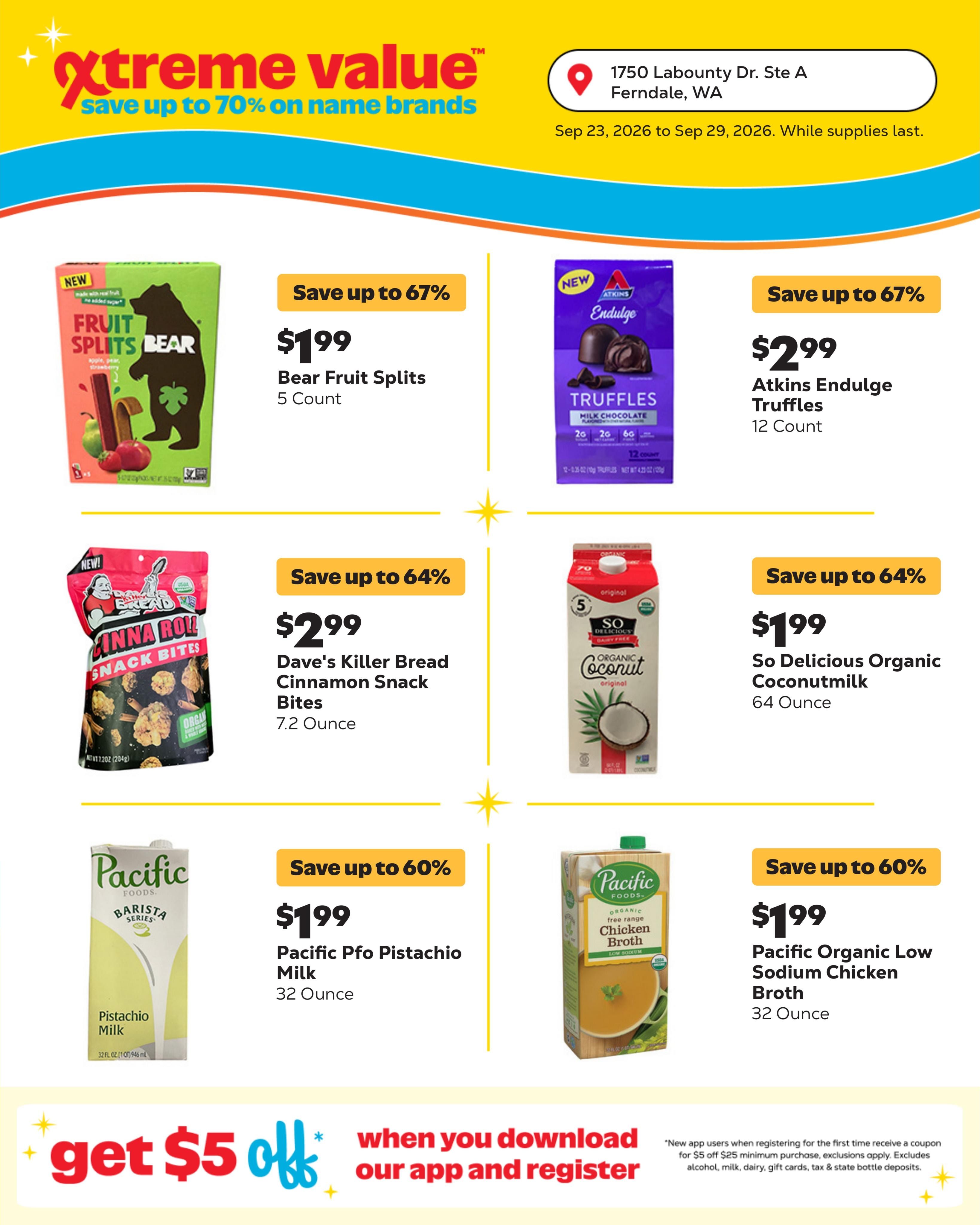Grocery Outlet (Point Roberts Area, WA) Weekly Ad September 23 - 29, 2026