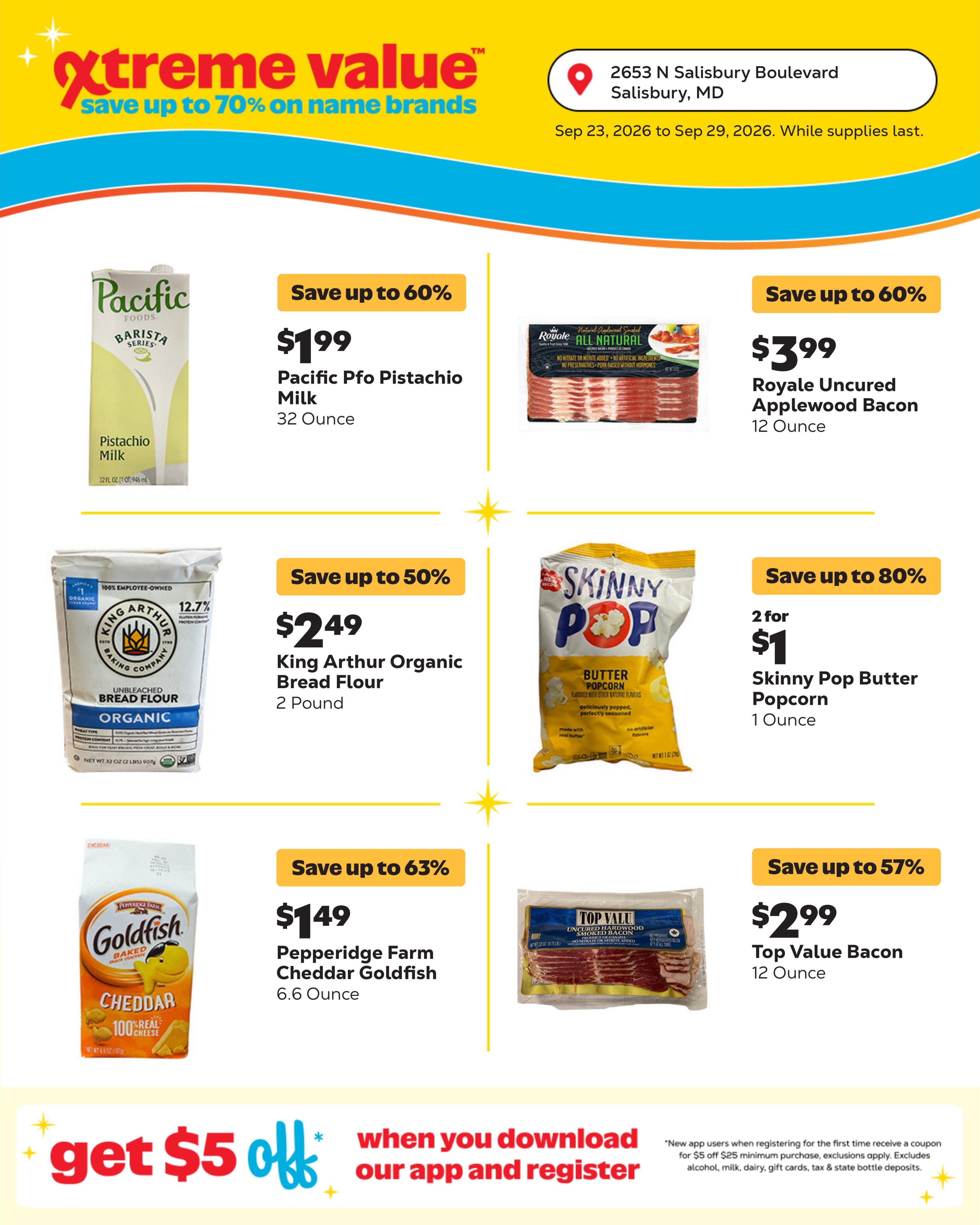 Grocery Outlet (Salisbury Area, MD) Weekly Ad September 23 - 29, 2026