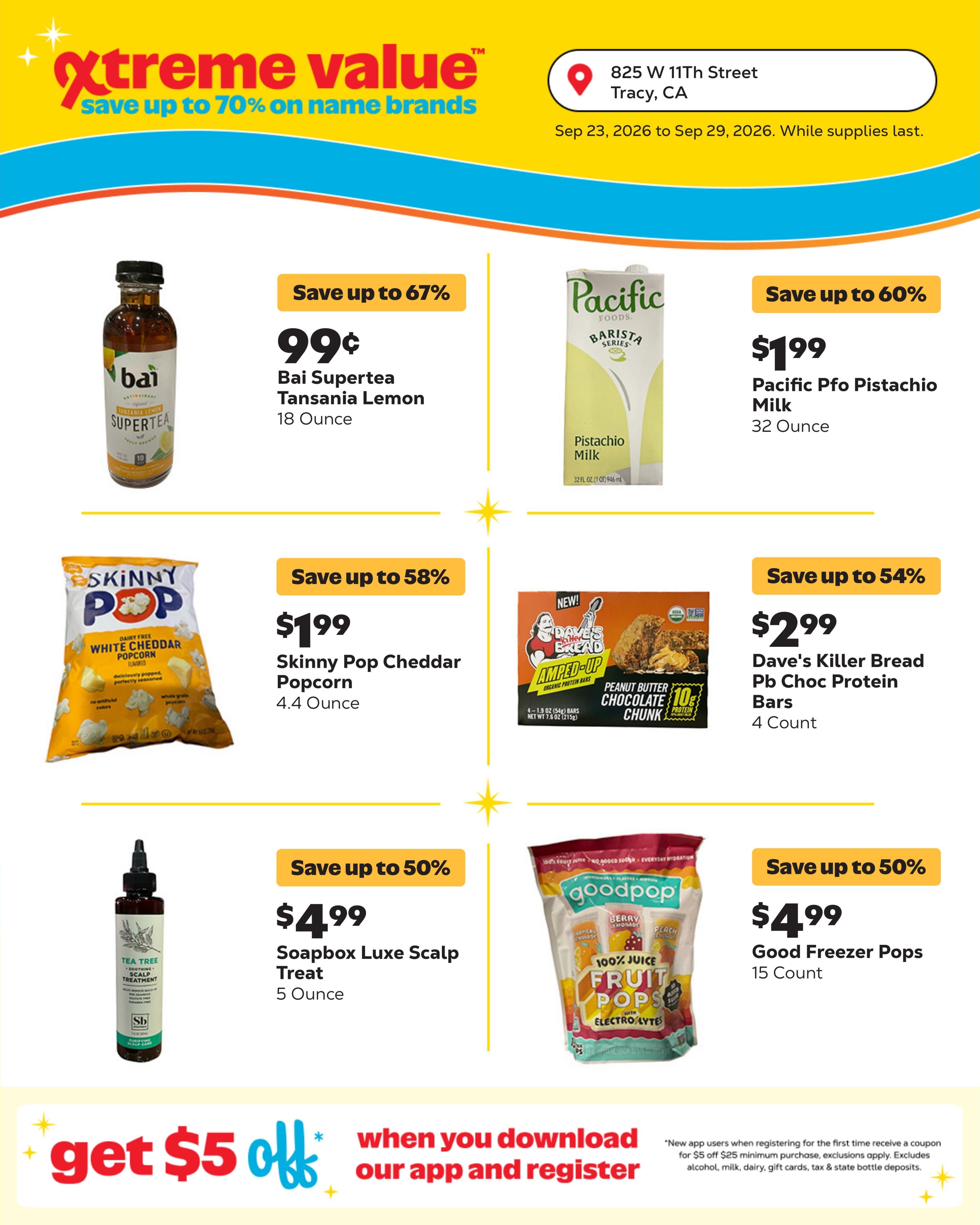 Grocery Outlet (Tracy Area, CA) Weekly Ad September 23 - 29, 2026