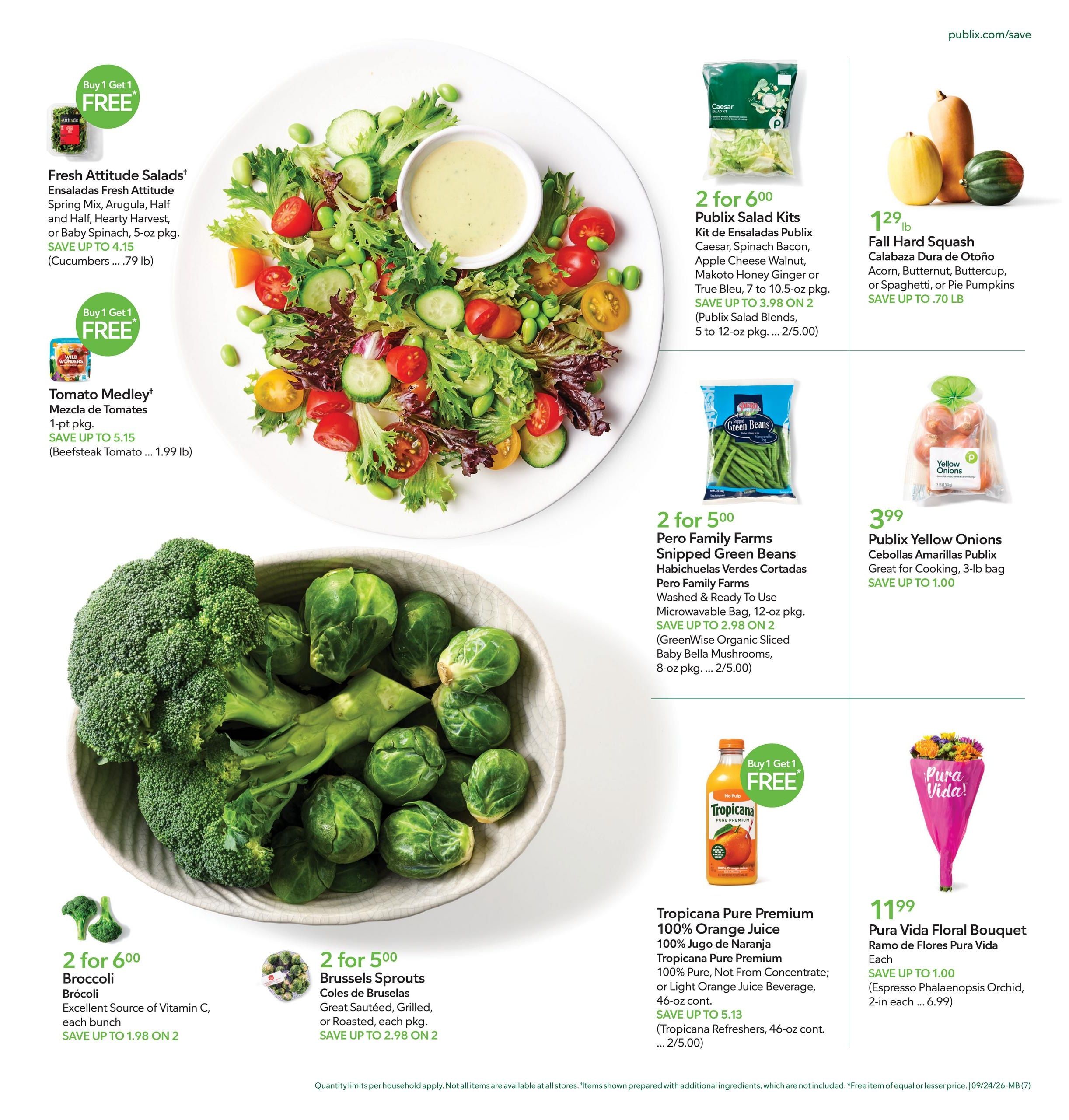 Publix (Boca Raton Area, FL) Anuncio Semanal Español Weekly Ad September 24 - 30, 2026