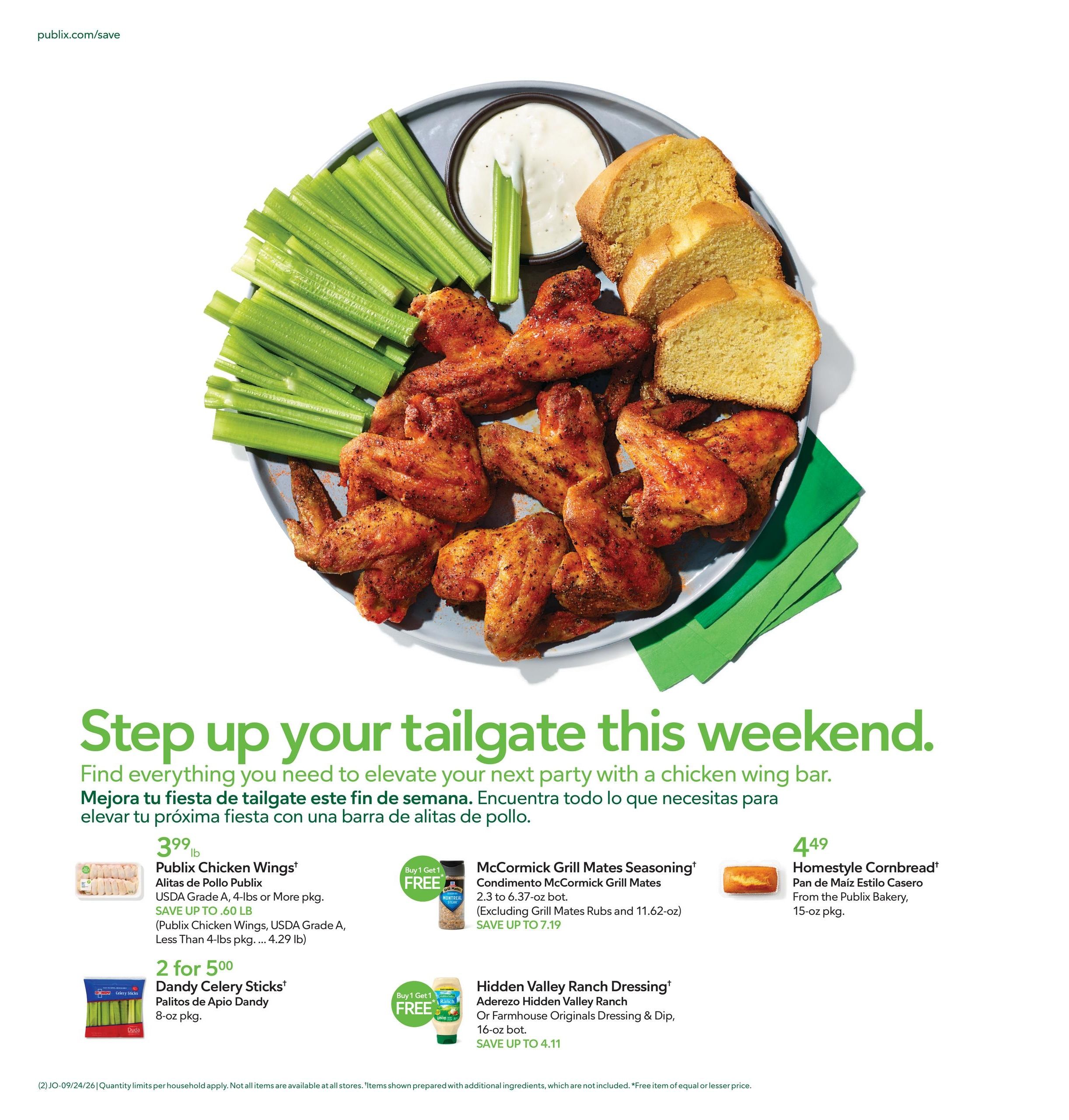 Publix (Deltona Area, FL) Anuncio Semanal Español Weekly Ad September 24 - 30, 2026