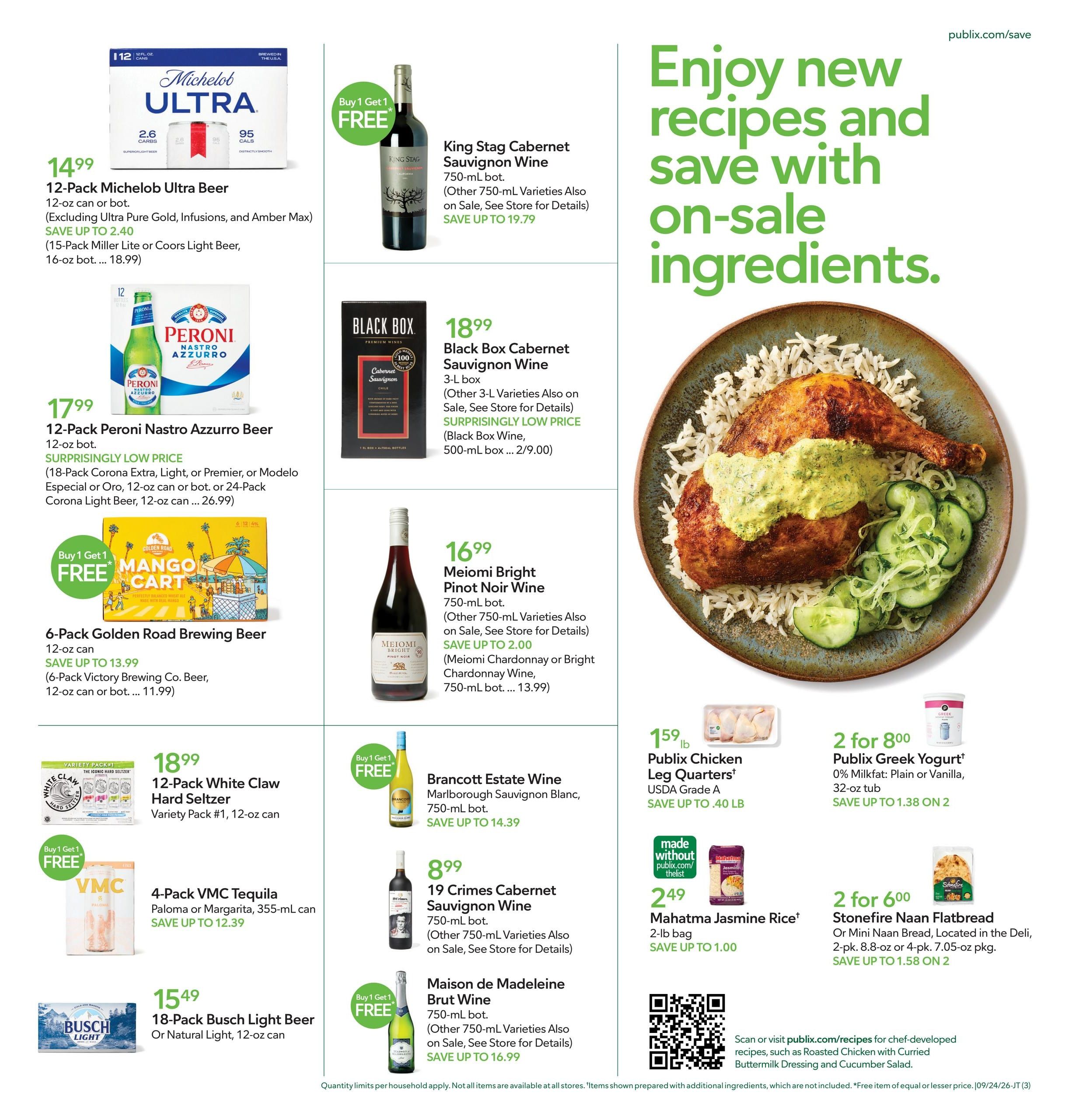 Publix (Deltona Area, FL) Weekly Ad September 24 - 30, 2026