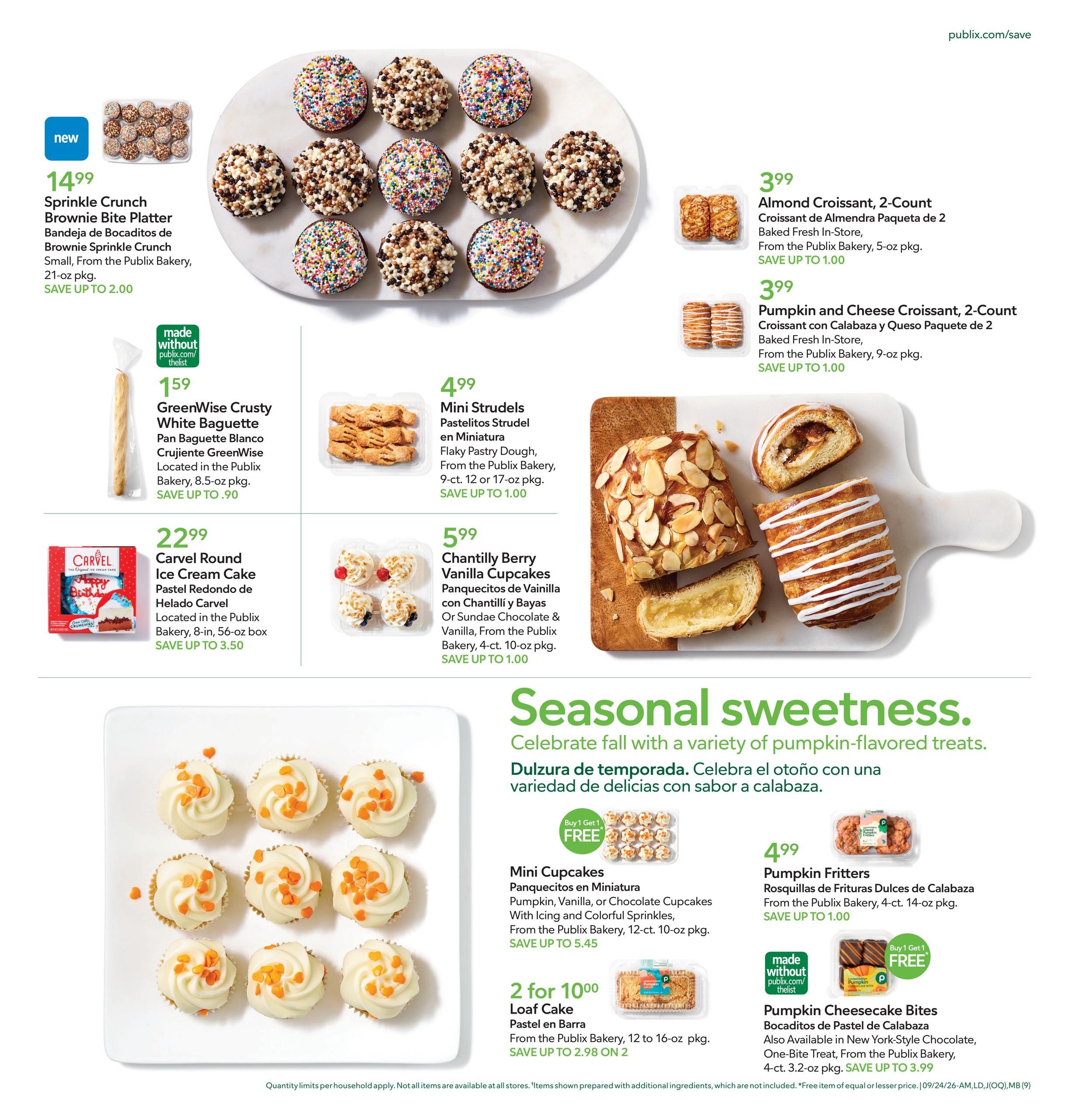 Publix (Jacksonville-Saint Augustine Area, FL) Anuncio Semanal Español Weekly Ad September 24 - 30, 2026